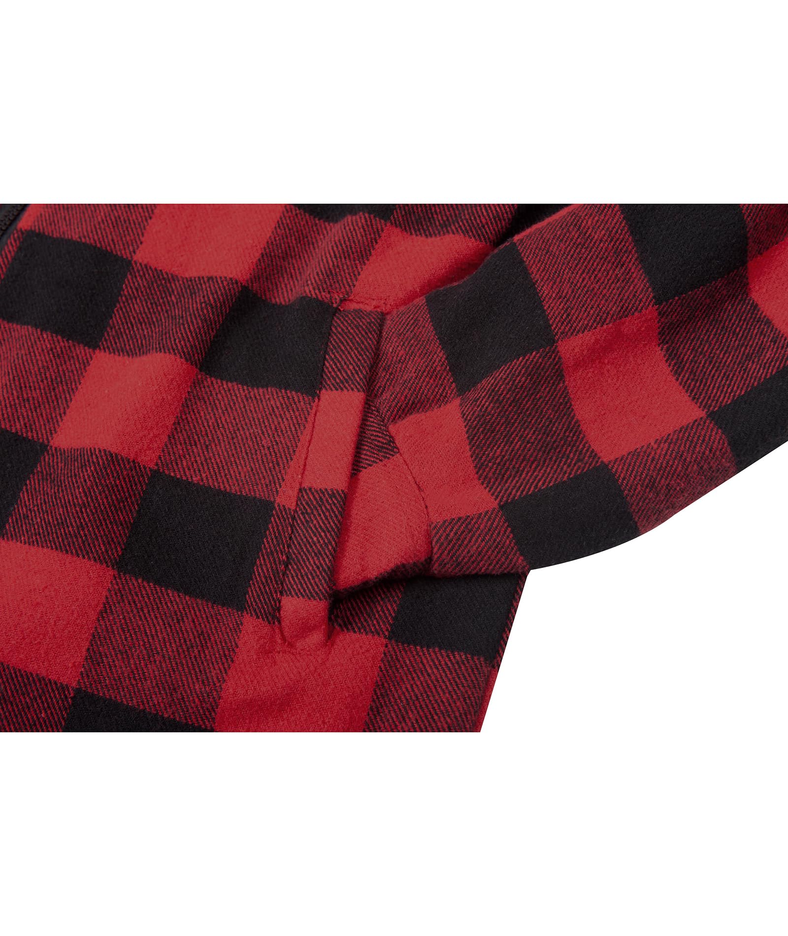 JACKETOWN Giacca Uomo Invernale Scacchi Felpa Fodera in Pile con Cappuccio e Cerniera Caldo Manica Lunga Termica Fleece Giubbino Uomo Cappotto