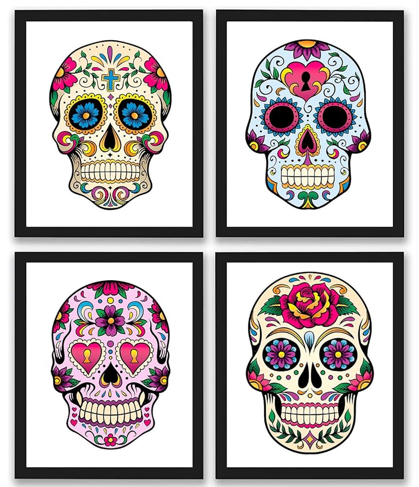 メキシカンスカル ポスター メキシカンスカル ポスター Amazon.co.jp: Sense Canvas Skull