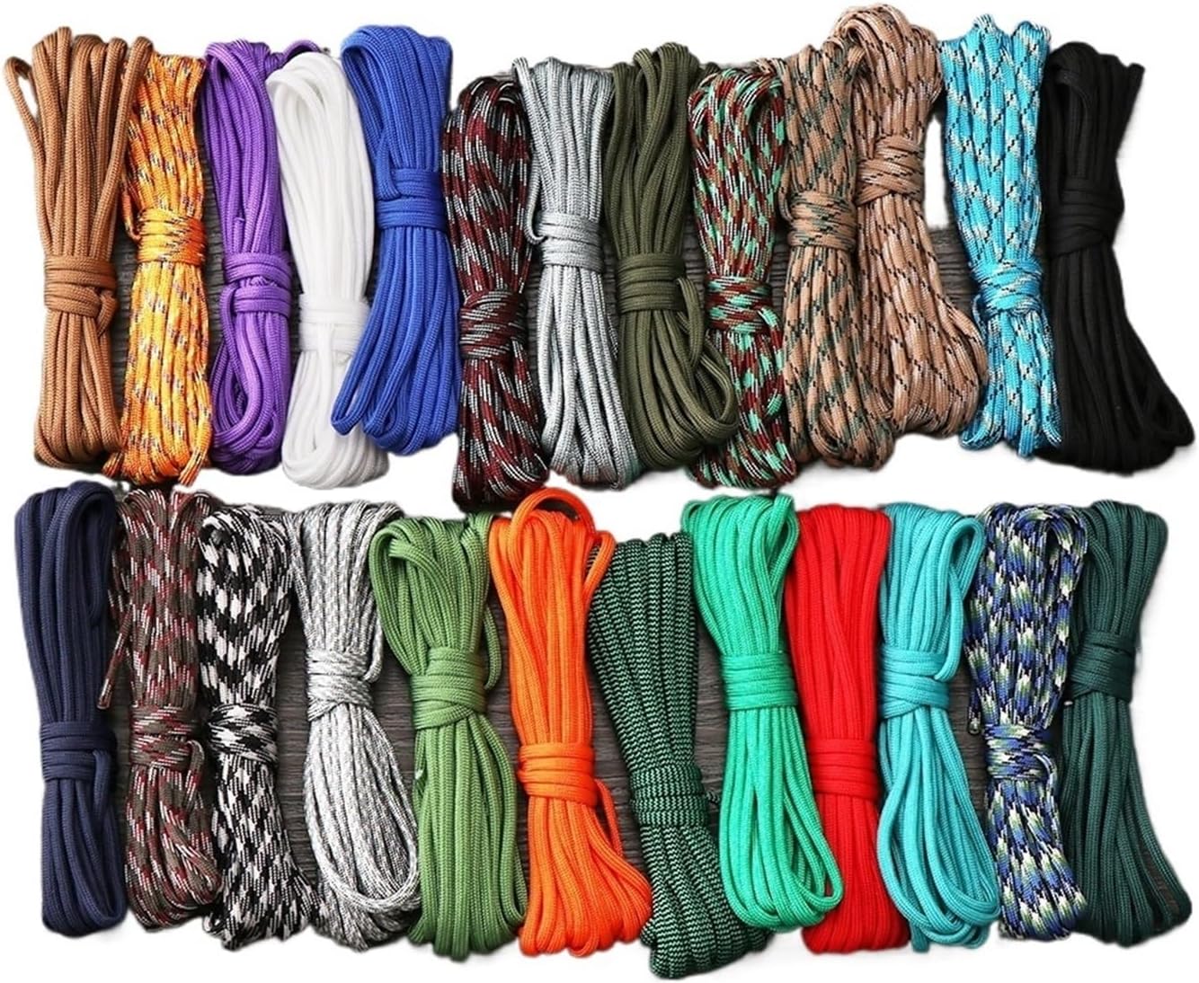 1PC 12 Colors 5 Meter 4mm Paracord Cord Lanyard Nylon Rope 7-Strand Lanyard Tent Ropes Survival Outdoor Camping Equipment(Colors 11)