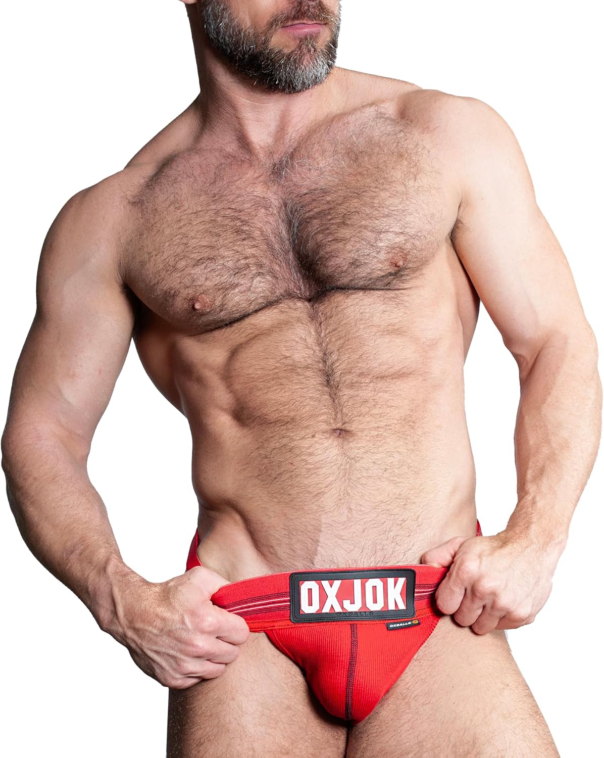 Oxballs SLINGJOCK upthrust slider-strap jock RED HOT MEDIUM