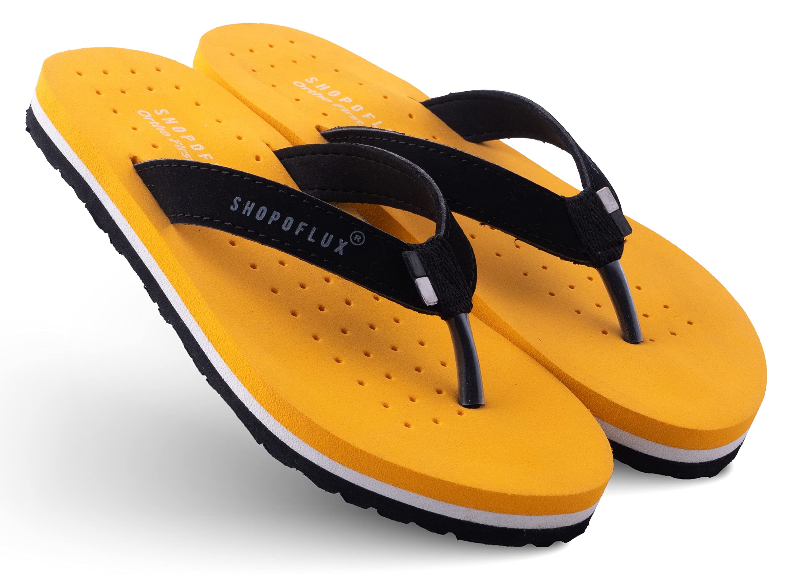SHOPOFLUX Ortho First Slippers Women | Orthopaedic Doctor Chappal Flip-Flop for Ladies and Girl Heel Pain Daily Use (Yellow, numeric_8) (B09NDRNV3G) Amazon Price History, Amazon Price Tracker