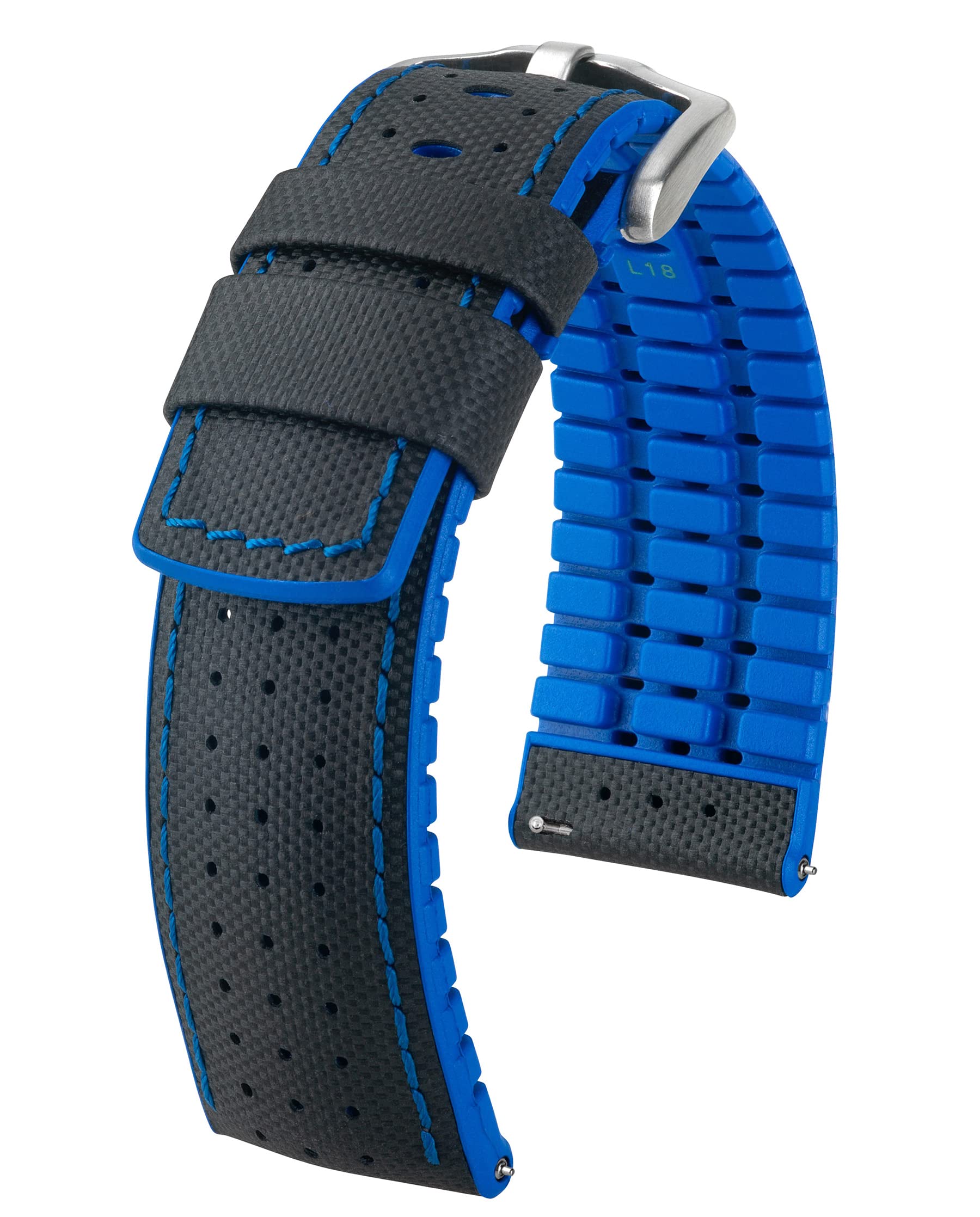 Bracelet de montre HIRSCH Performance homme Robby 20 mm interchangeable