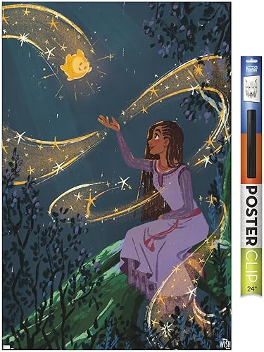 Miniatura 6 de Trends International Disney Wish - Póster de collage 2 (Asha & Star), póster de pared, 14.72 x 22.37 pulgadas, paquete de póster y montaje prémium