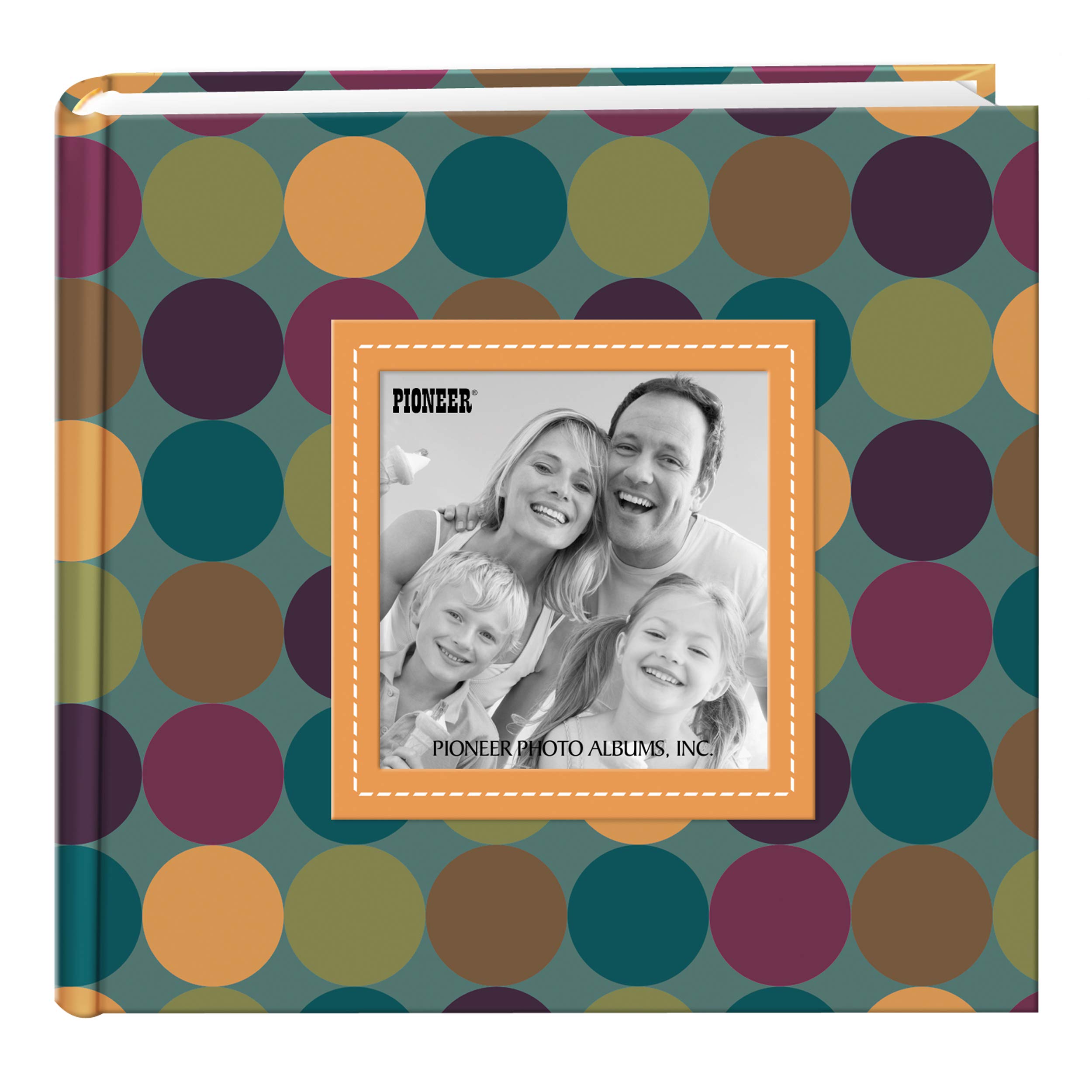 Pioneer Designer Raised Frame Cover Photo Album, Dots
