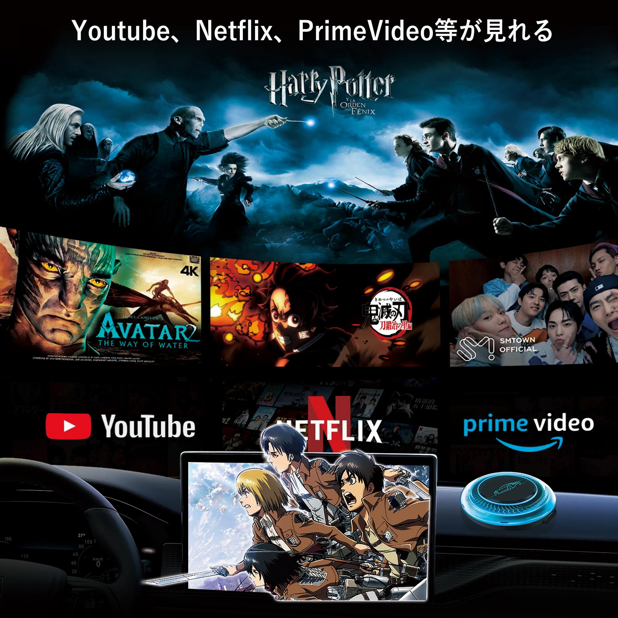 Amazon.co.jp: KULU Box Wireless CarPlay AI Box Android Adapter 