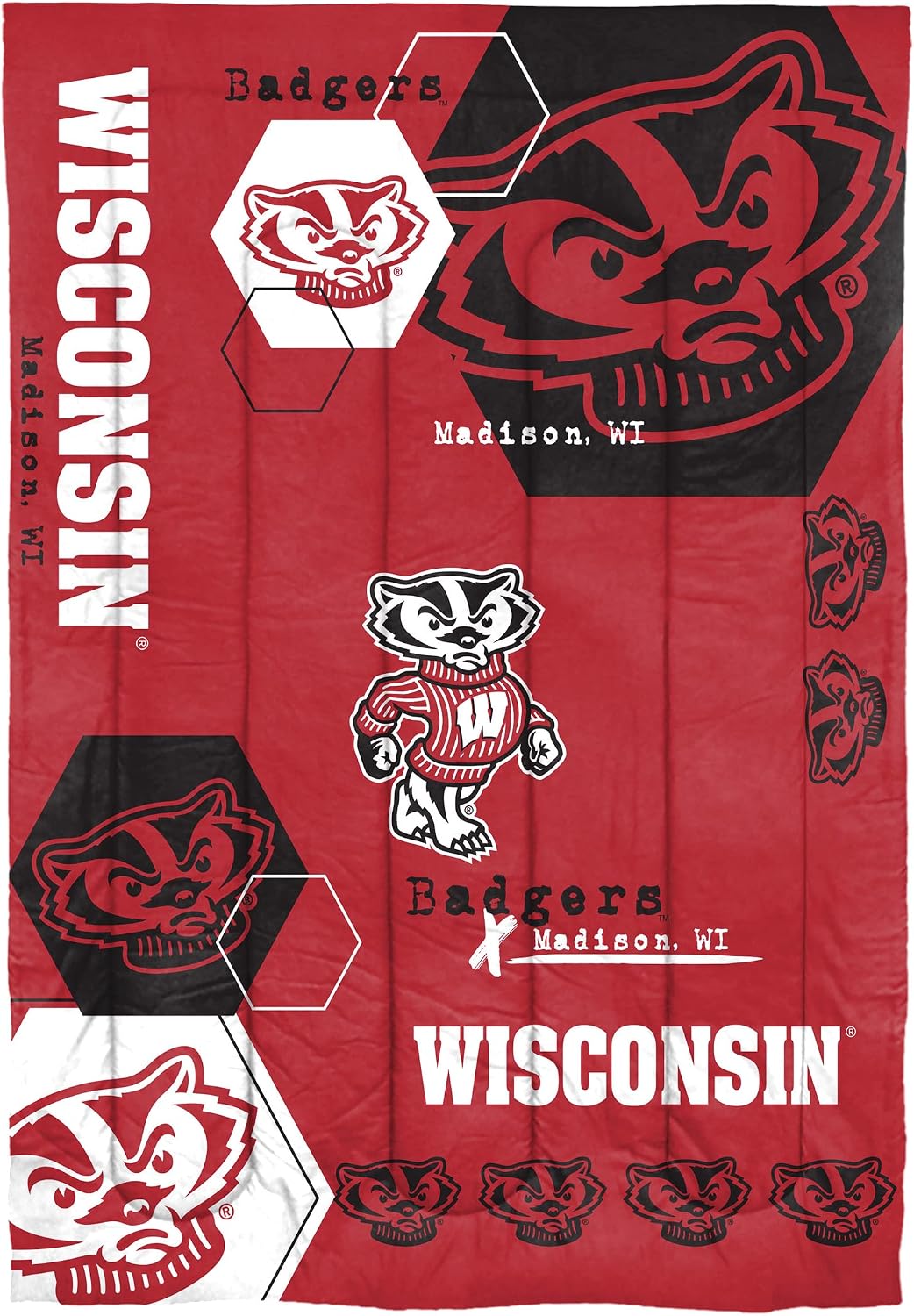 Northwest NCAA Unisex-Adult Comforter and Sham Set