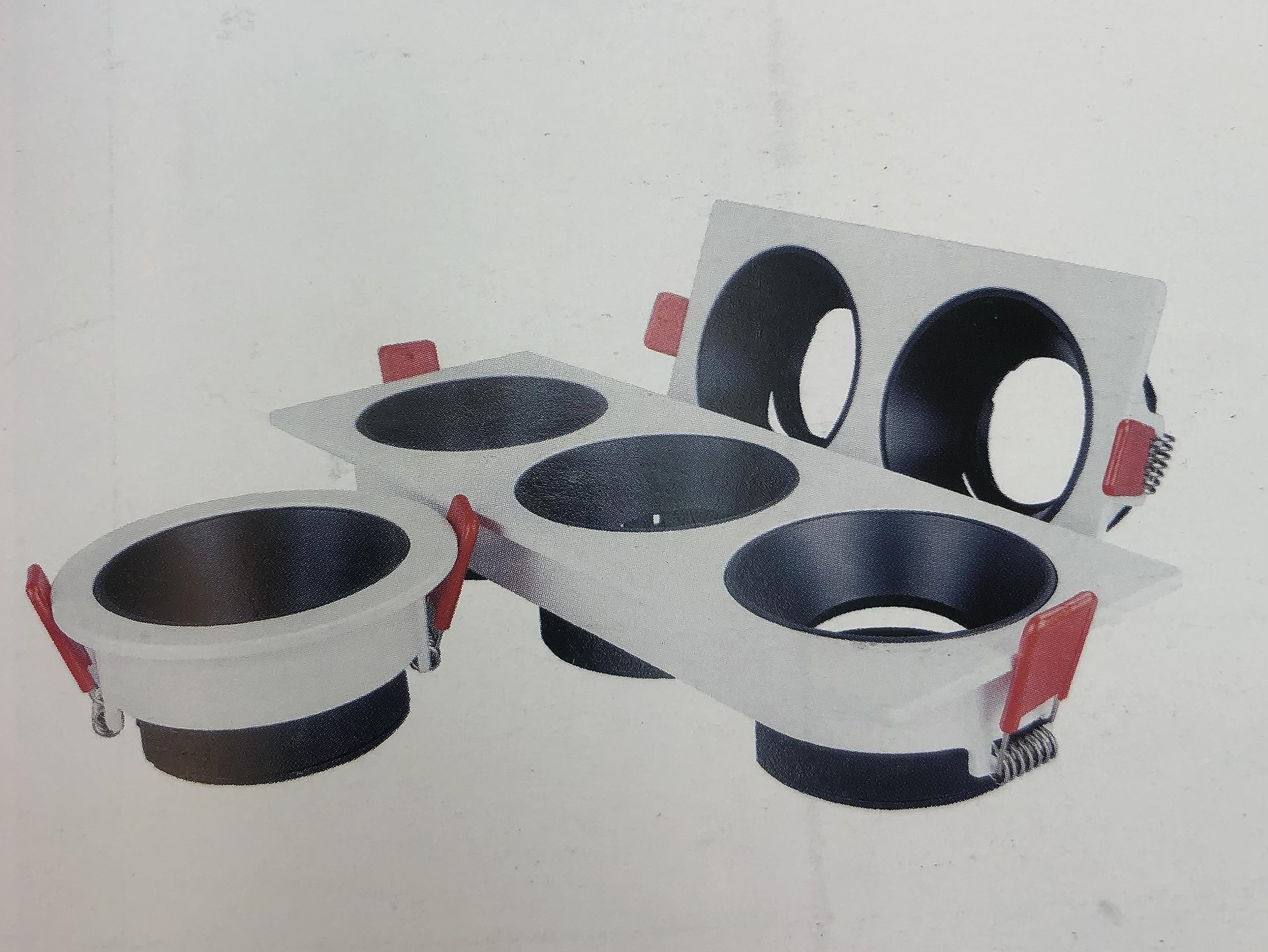 Led Recessed Spotlight frame 20pieces pack (Single 80mm)