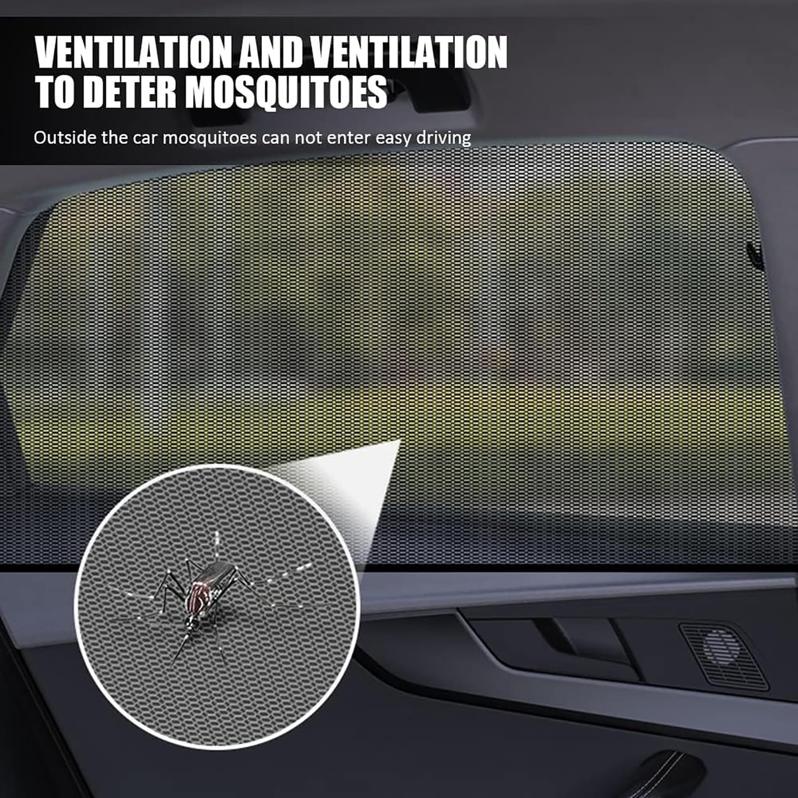 Pare-Soleil Voiture Bébé pour Fiat Ducato 2006, Fenêtre Latérale Universelle Pare Bloquer Les Rayons UV Anti Moustiquaire Protection Privée Accessoires