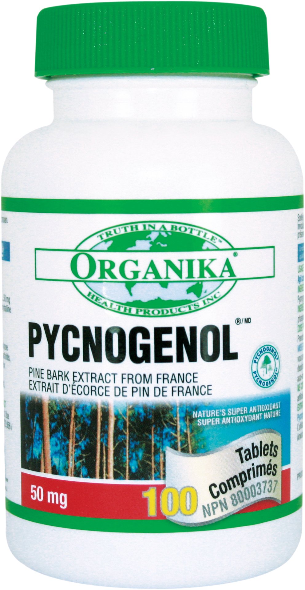 Organika PYCNOGENOL 50MG, 100 CAPS