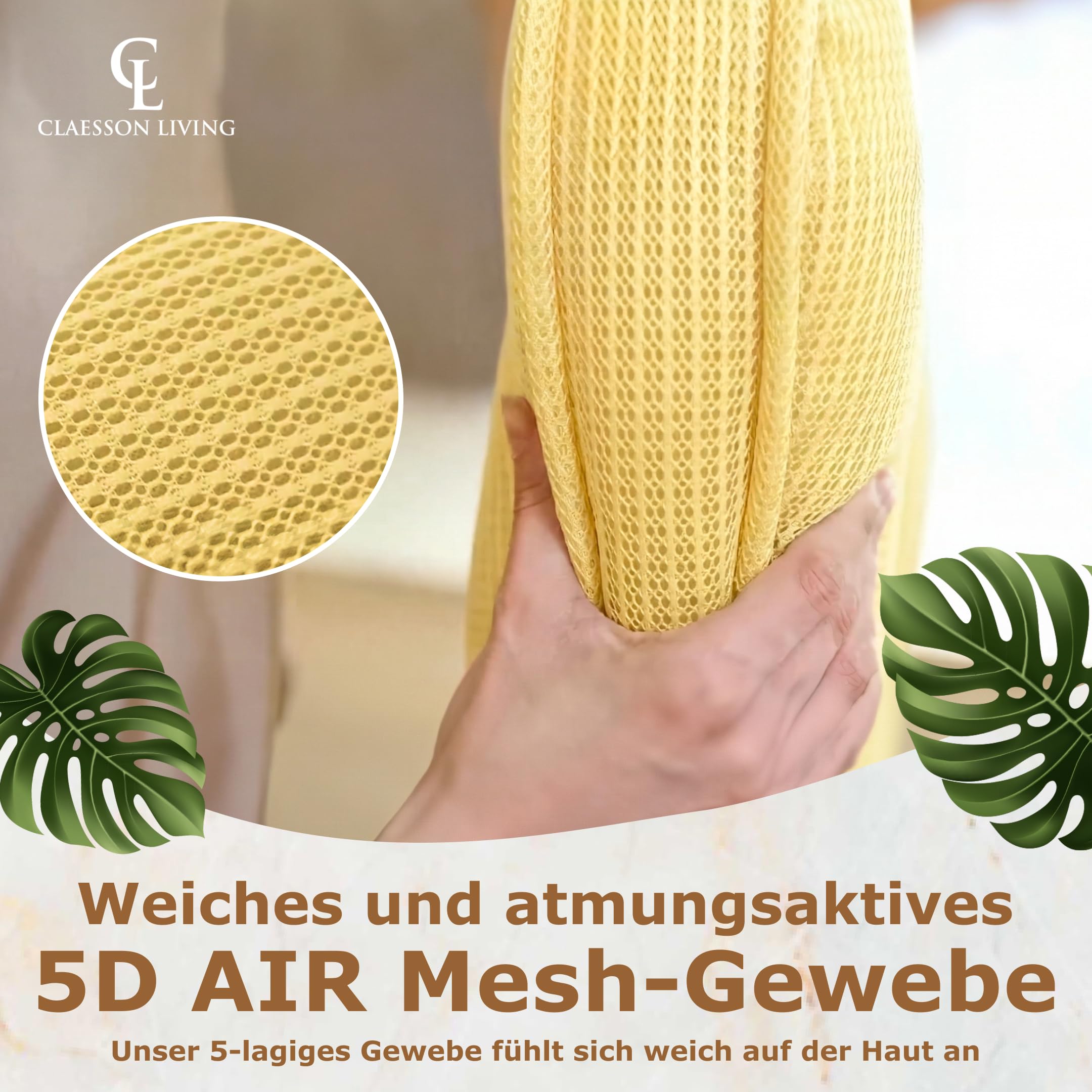 Badewannenkissen Ganzkörper Badekissen (152x56cm) - Badewannenmatte mit Kopfstütze (11cm) unterstützt Nacken, Rücken und Beine - Mit Wasch- und Reisebeutel und einem Hängehaken für Trocknen - Sand