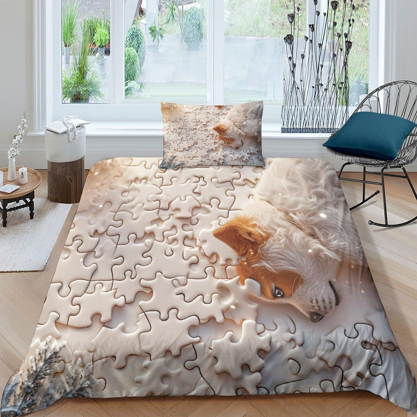 Parure de lit pour enfants anti-plis taille single 135x200cm pour un lit toujours impeccable