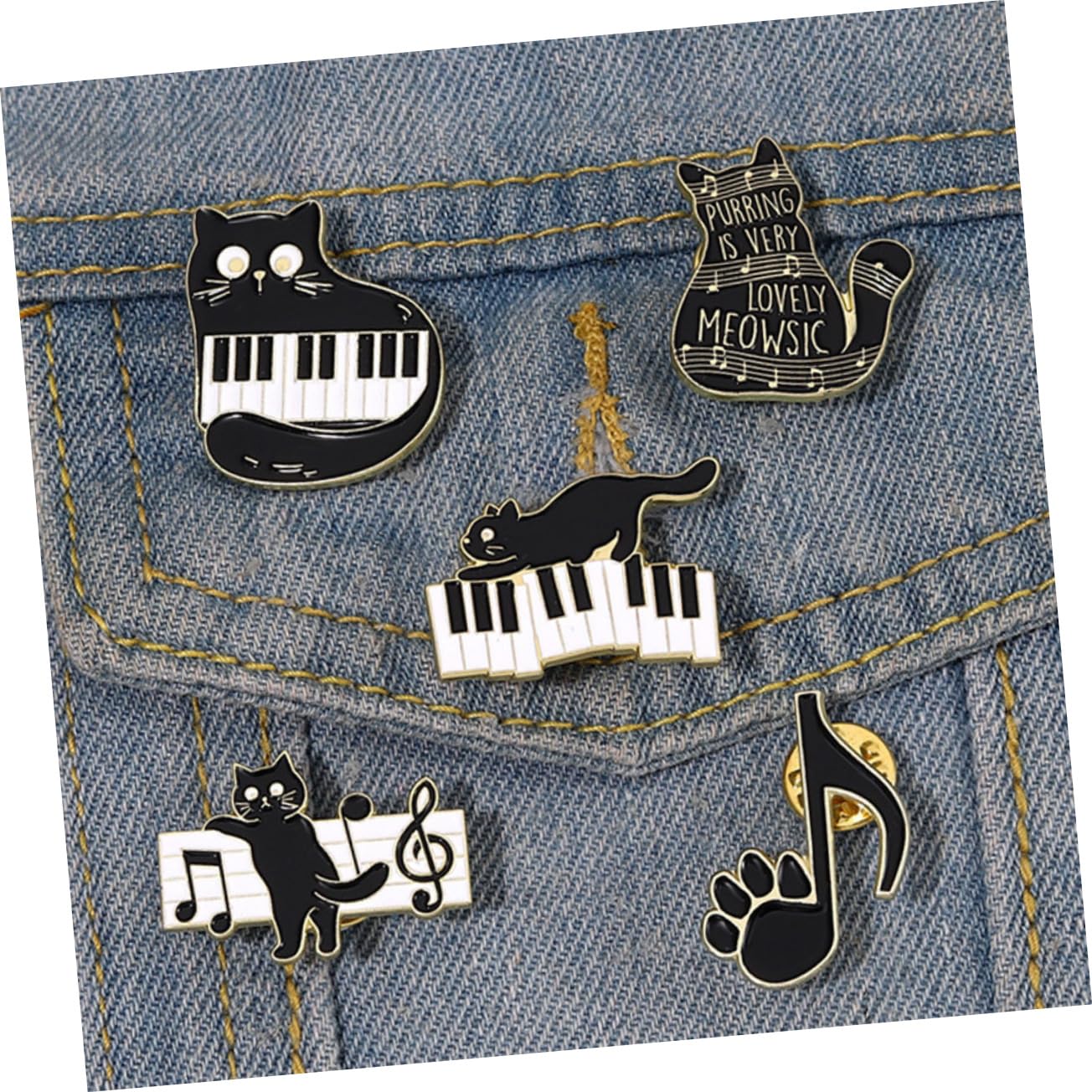 FOMIYES Spilla Per Zaino Inossidabile Decorative Per Abbigliamento E Accessori Brooch Pin Per Amanti Dei E Speciali Facile Indossare E Rimuovere Per Compleanni