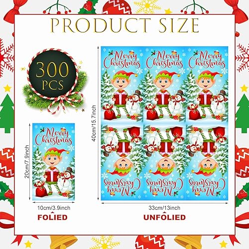 Miniatura 3 de Woanger 300 servilletas de papel de Navidad desechables de 2 capas para invitados, servilletas de baño, bebidas, cena, toalla para decoración de