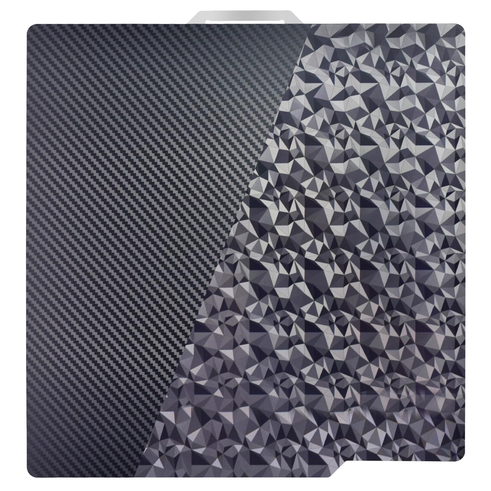 LANEKGU 257x257mm Double Sided Build Plate for Bambu Labs, Smooth PET + Smooth PEO Spring Steel Plate Print Bed Platform for Bambu Lab X1C/X1/X1E/P1P/P1S/A1