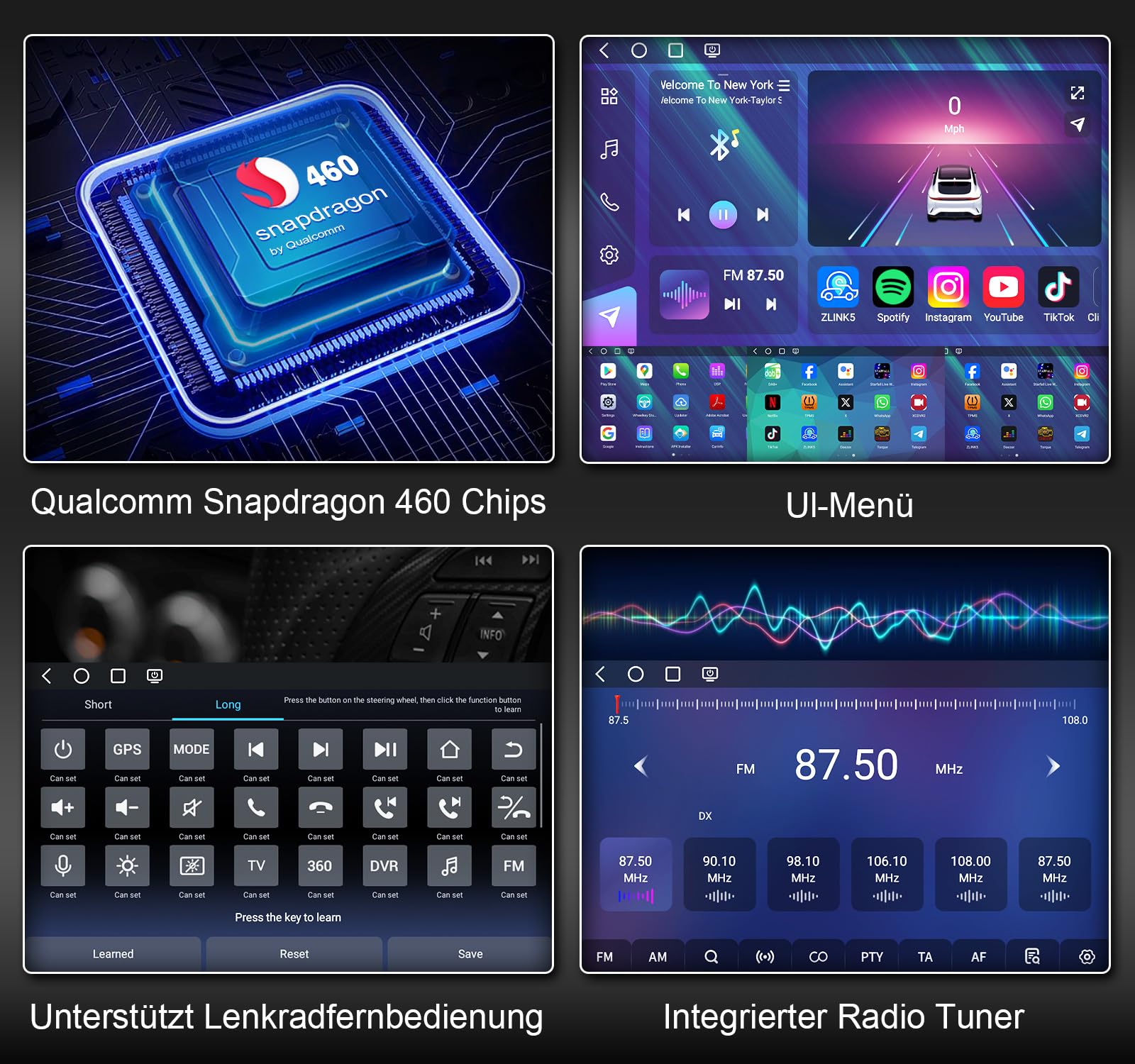 Qualcomm radio samochodowe ośmiordzeniowe, 8 GB + 128 GB, Android 14.0, DAB+, do Mercedes Benz klasy E W211, CLS, klasa W219 z nawigacją GPS, bezprzewodowe, Apple CarPlay Android, Auto DSP WiFi
