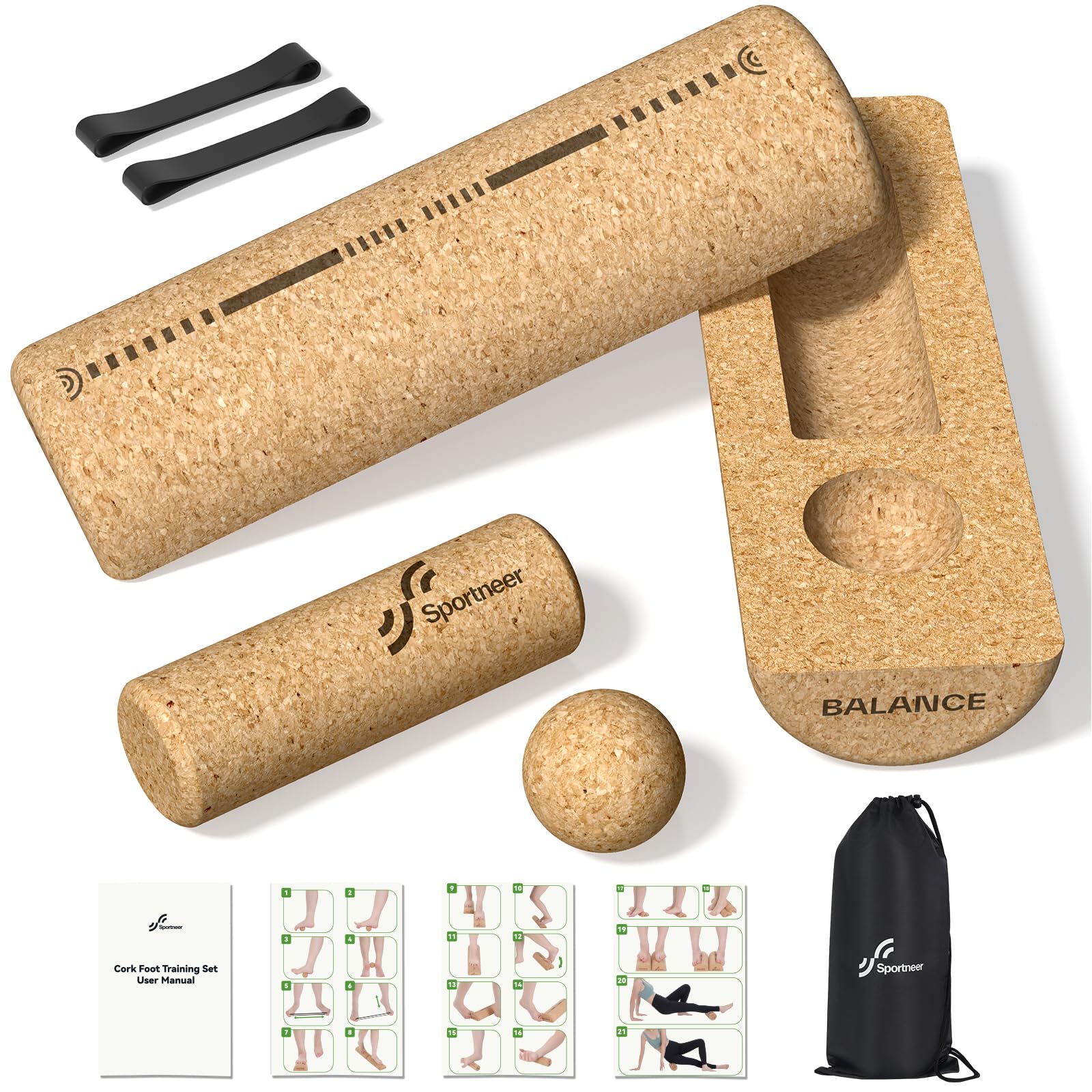 Sportneer Blance Board – Balance Board e pedana per una migliore funzione del piede