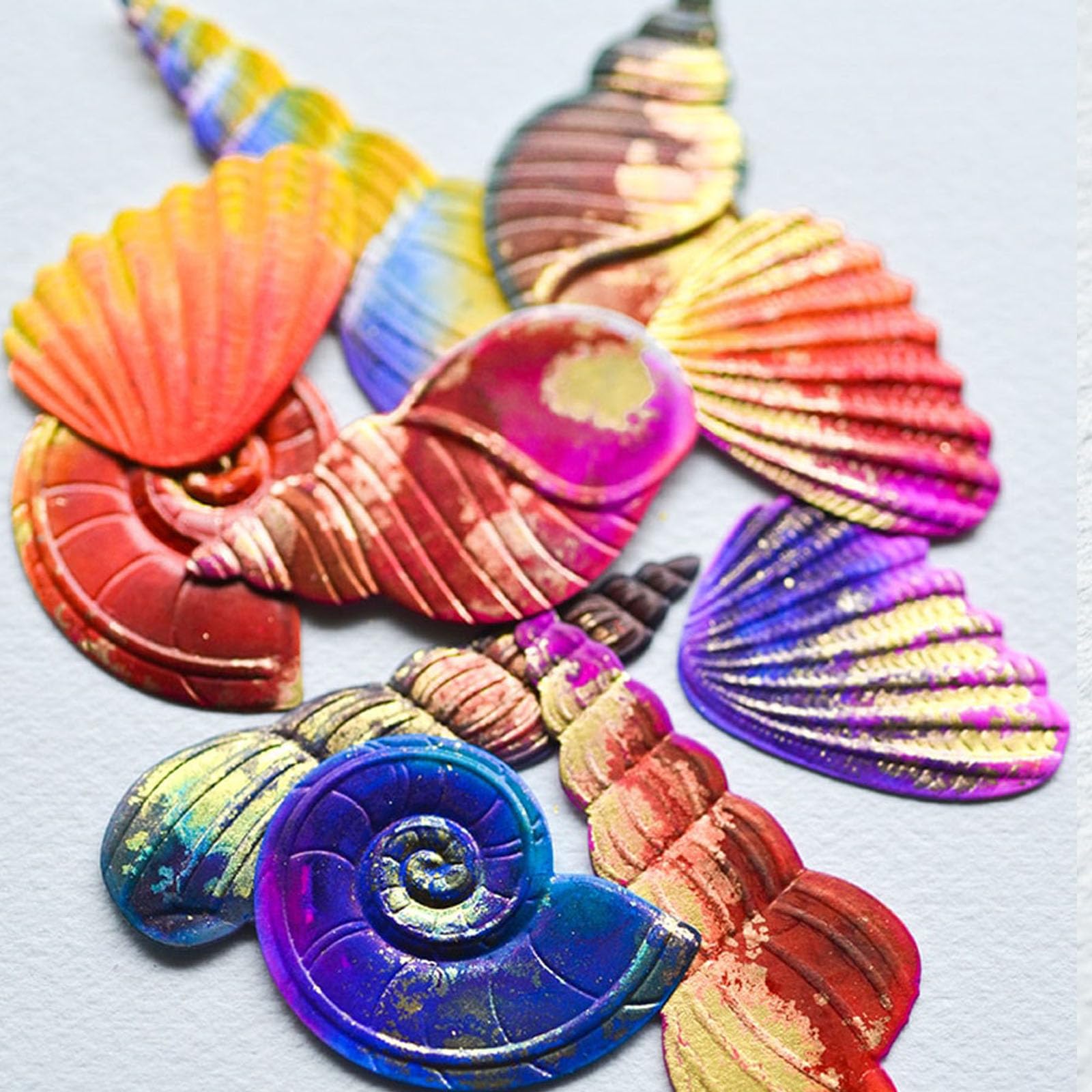 Paillettes Craftelier Marine Party Lilla - Conchiglie, Stelle E Cerchi Per Scrapbooking E Decorazioni - Foto 6