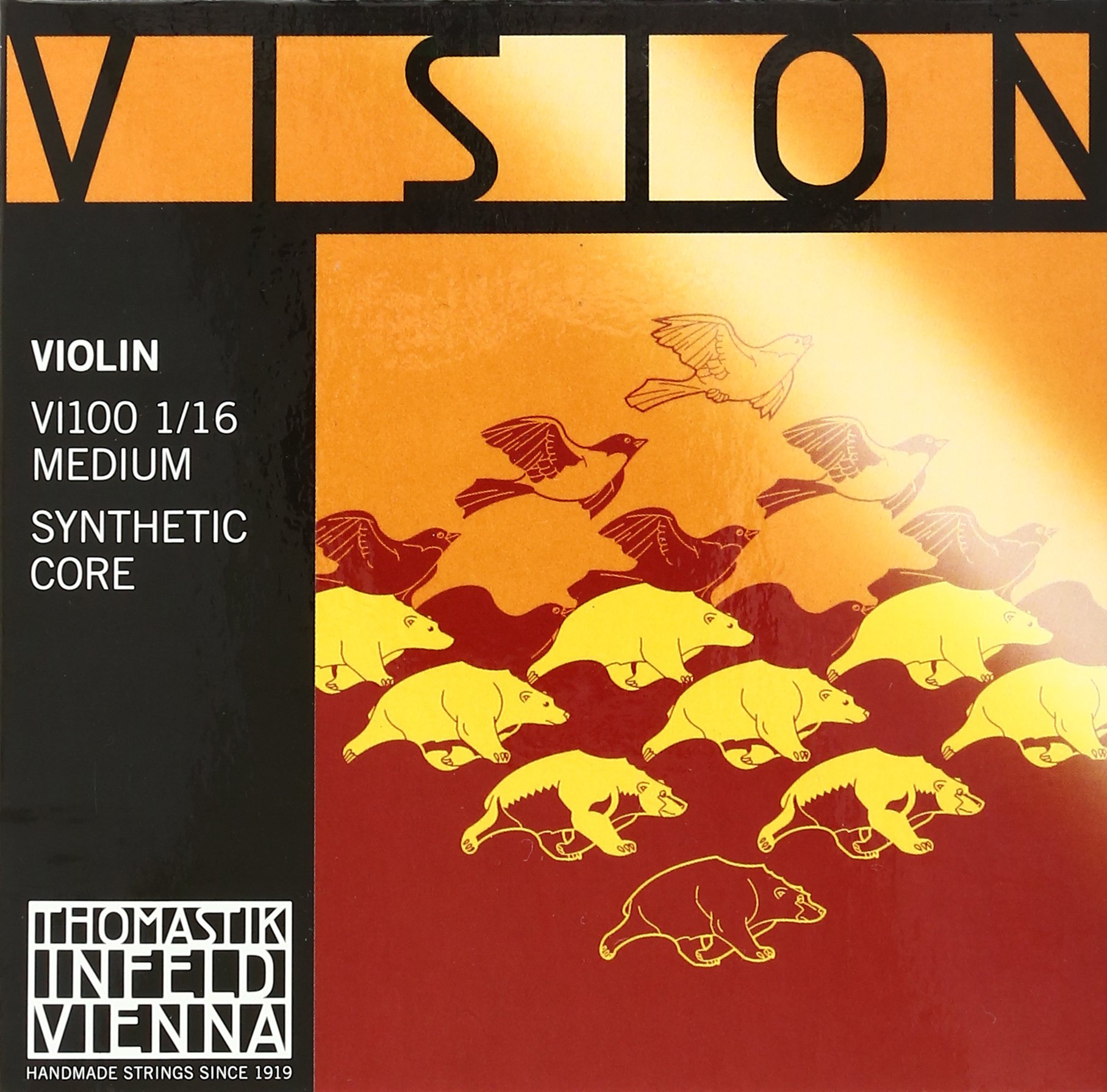 Thomastik Corde per Violino Vision nucleo sintetico set 1/16 medium