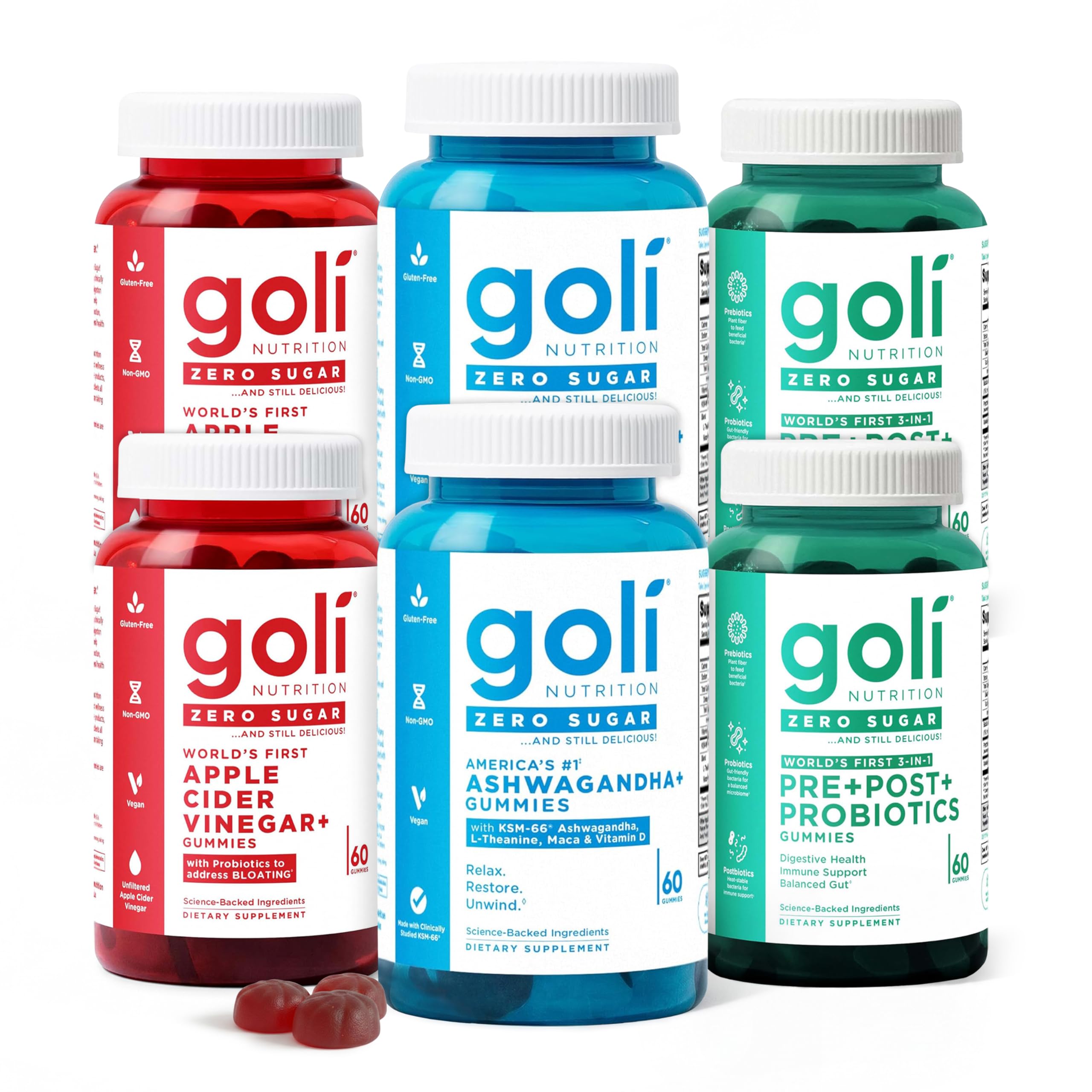 Goli Zero Sugar 6 Pack Bundle - weight loss | Mubboo