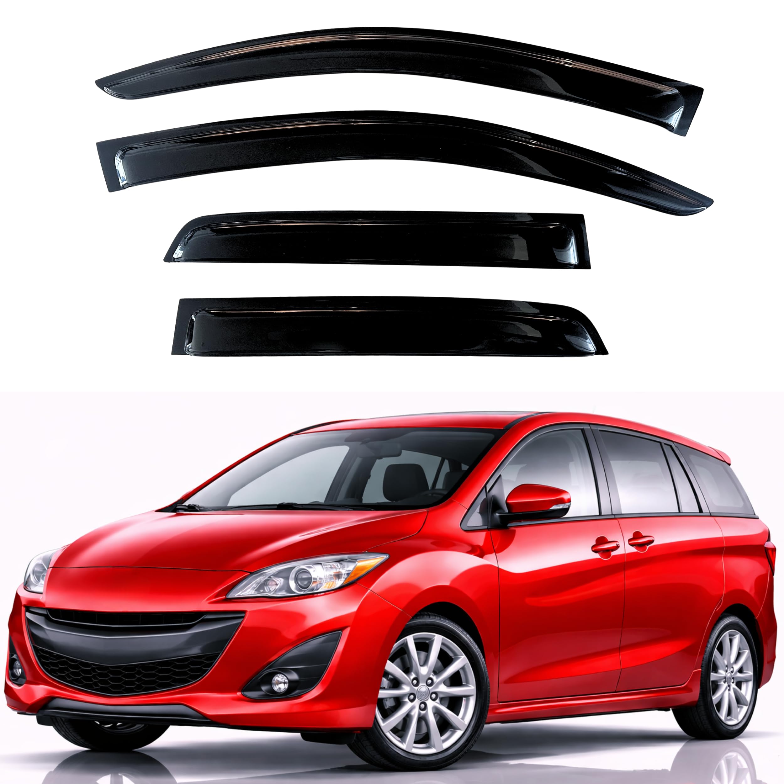 KPY Rain Guards Fit for 2005-2018 Mazda 5