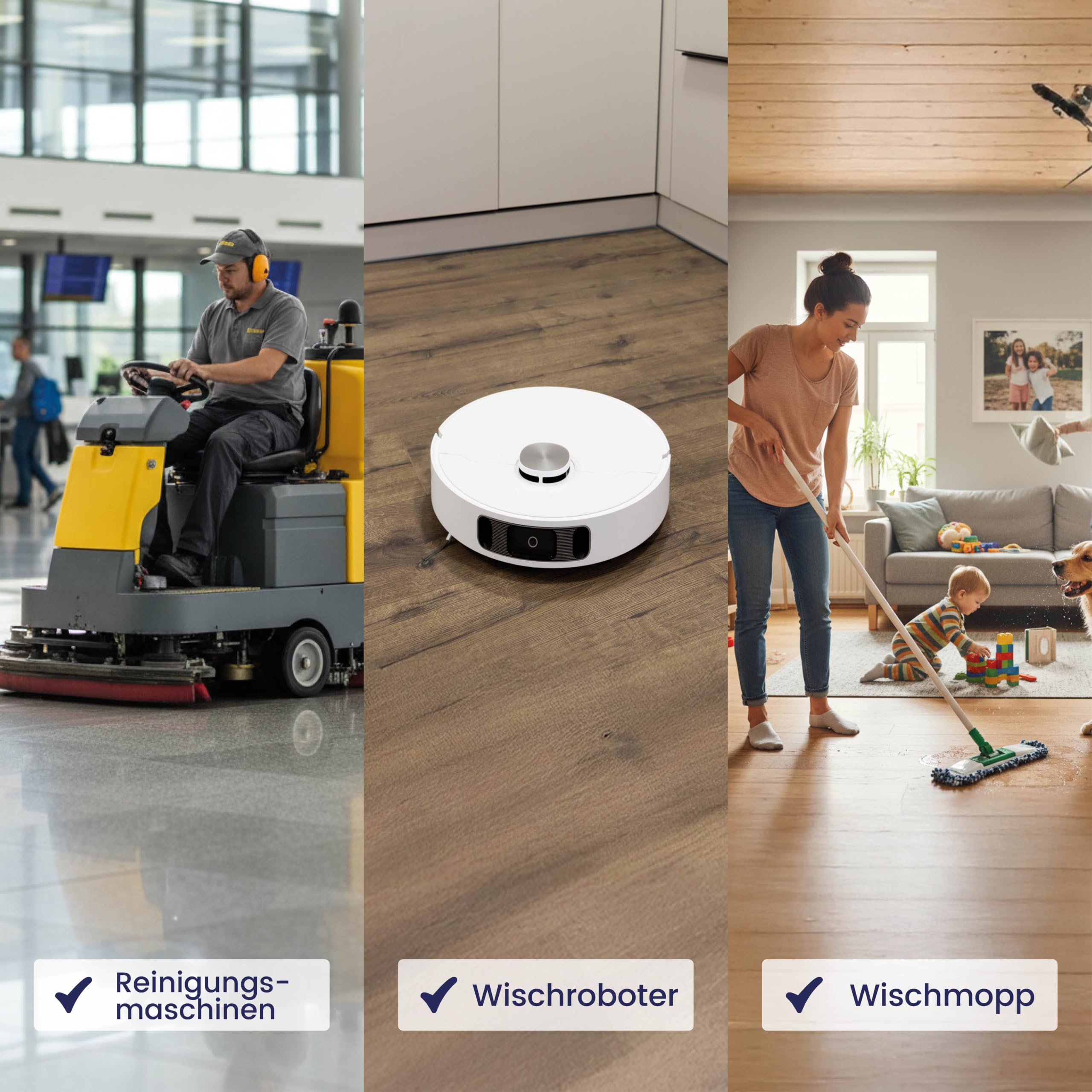 Limpiador de suelos probiótico, 5 L, para robot de limpieza y máquinas de limpieza, concentrado 2 en 1, limpiador y eliminador de olores, poco espuma, sin rayas para fluidos, parqué, laminado, piedra