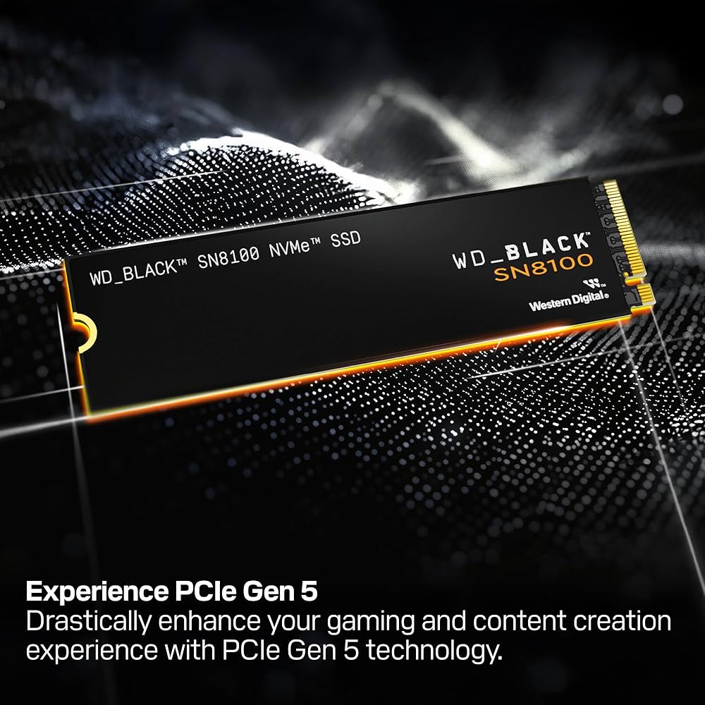 新品未開封 WD_BLACK SN8100 2TB PCIe Gen5 SSD Amazon.com: WD_BLACK 2TB SN8100 NVMe SSD Internal Solid