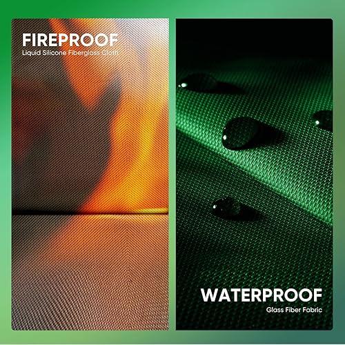 Miniatura 7 de OVONIC Lipo Safe Bag Bolsa ignífuga a prueba de explosiones, gran capacidad para carga y almacenamiento de batería Lipo