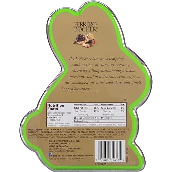 Ferrero Rocher, Easter Bunny Assorted Chocolate Gift Box, 5.7 Ounce