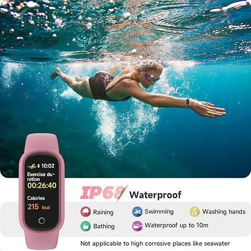 Miniatura 3 de Fitness Tracker Watch with Heart RateBlood OxygenSleep TrackerIP68 Waterproof, Activity Tracker with Pedometer Step Counter, Health Watch for Women
