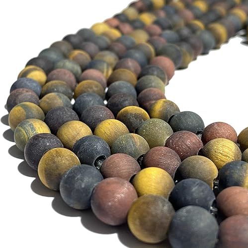 Miniatura 38 de ABCGEMS - Cuentas de morganita africana (agujero grande de 0.079 in)