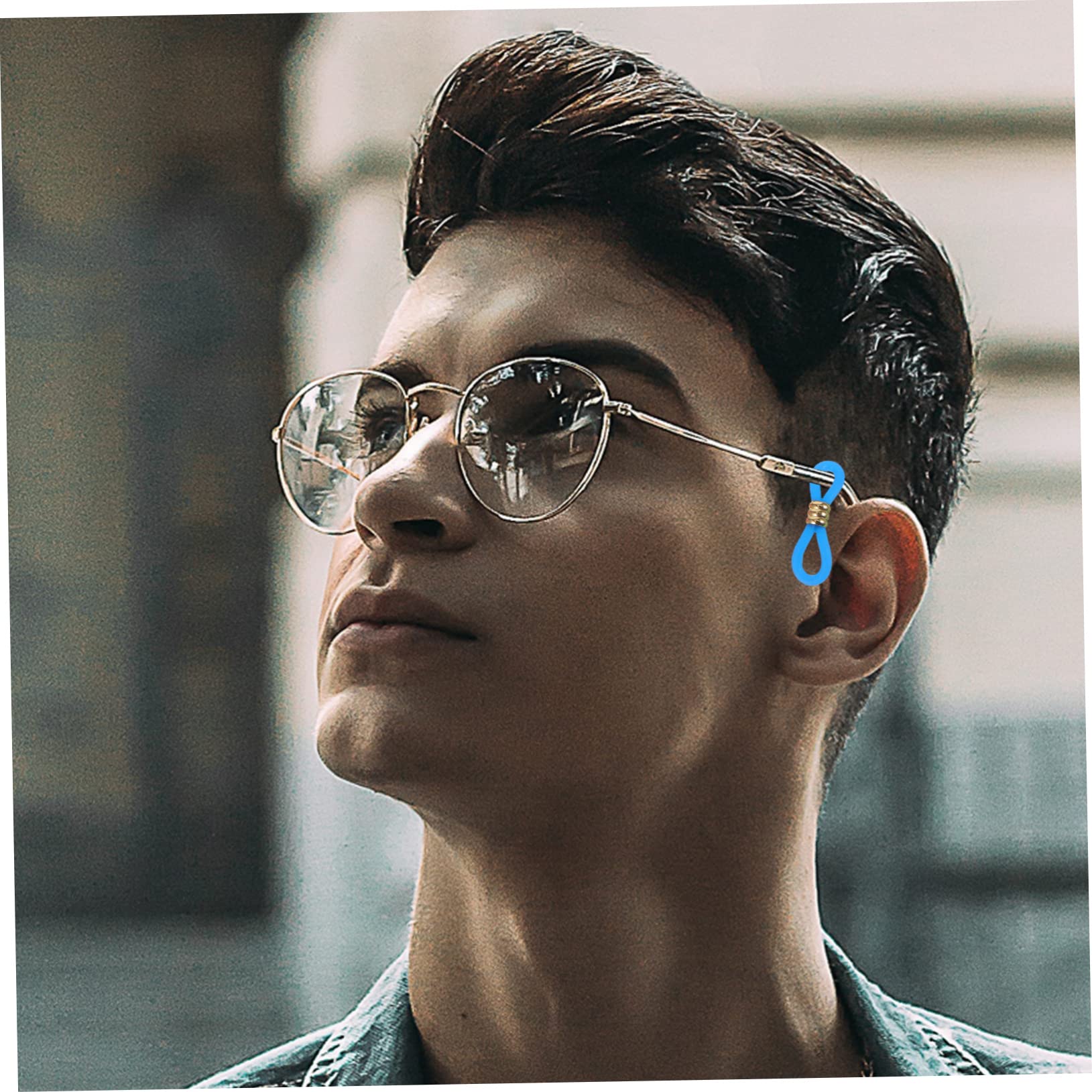Ipetboom Boucle Antidérapante Pour Chaîne De Lunettes Chaîne De Lunettes Pour Femmes Support De Sangles De Lunettes De Câble Lanière De Lunettes Chaîne De Lunettes Lunettes Extrémités De