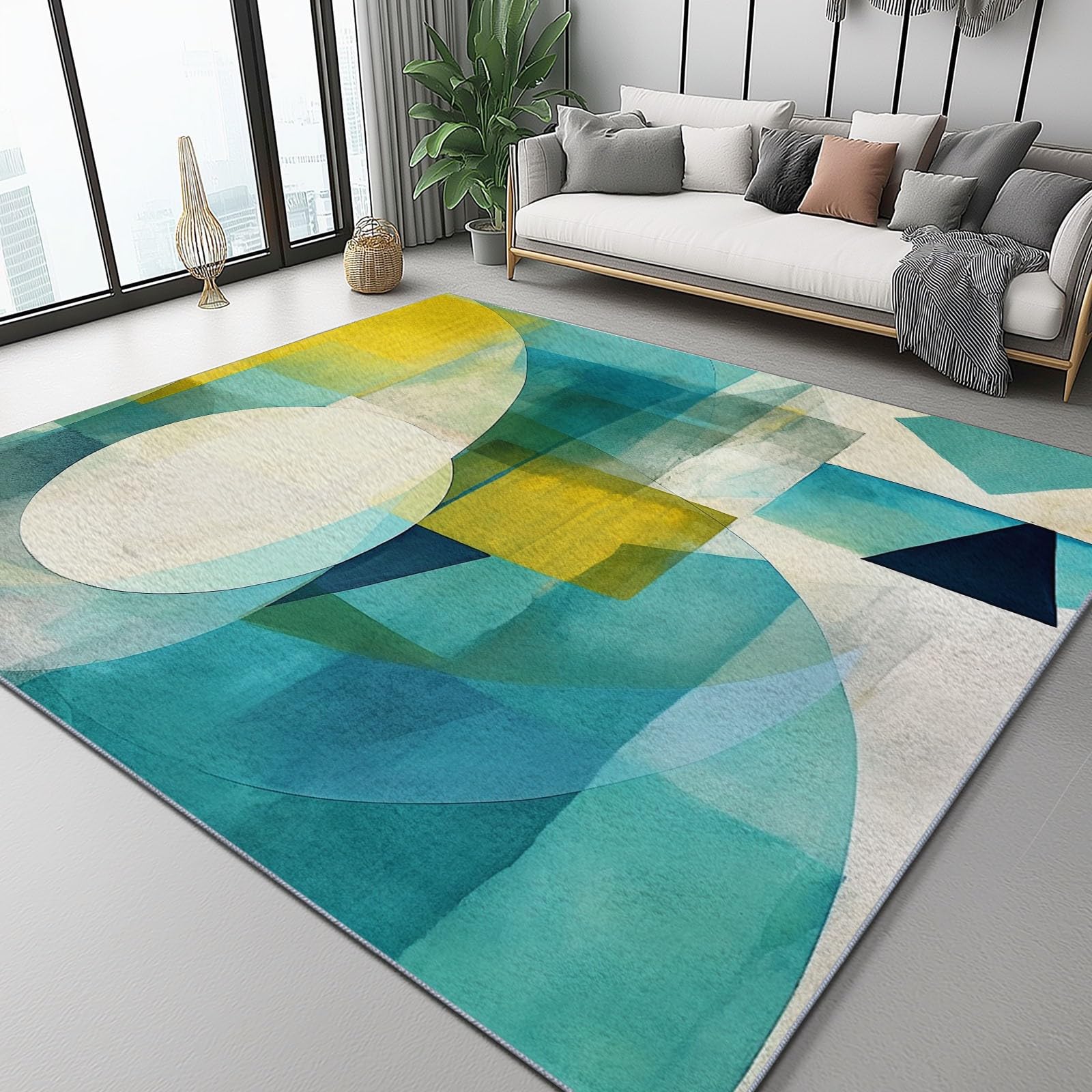 Tapis lavable en machine pour entrée et cuisine facile à nettoyer