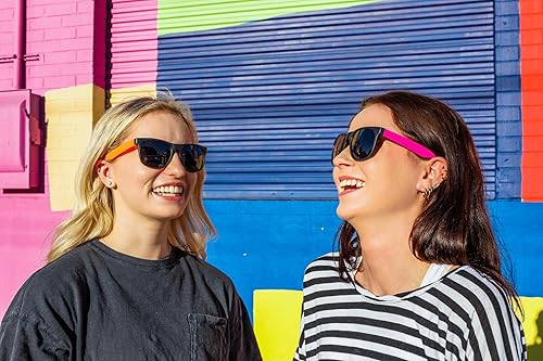 Miniatura 2 de EDGEIWEAR Gafas de sol de neón de los años 80 para fiestas de adultos con certificación CPSIA sin contenido de plomo (Pb)