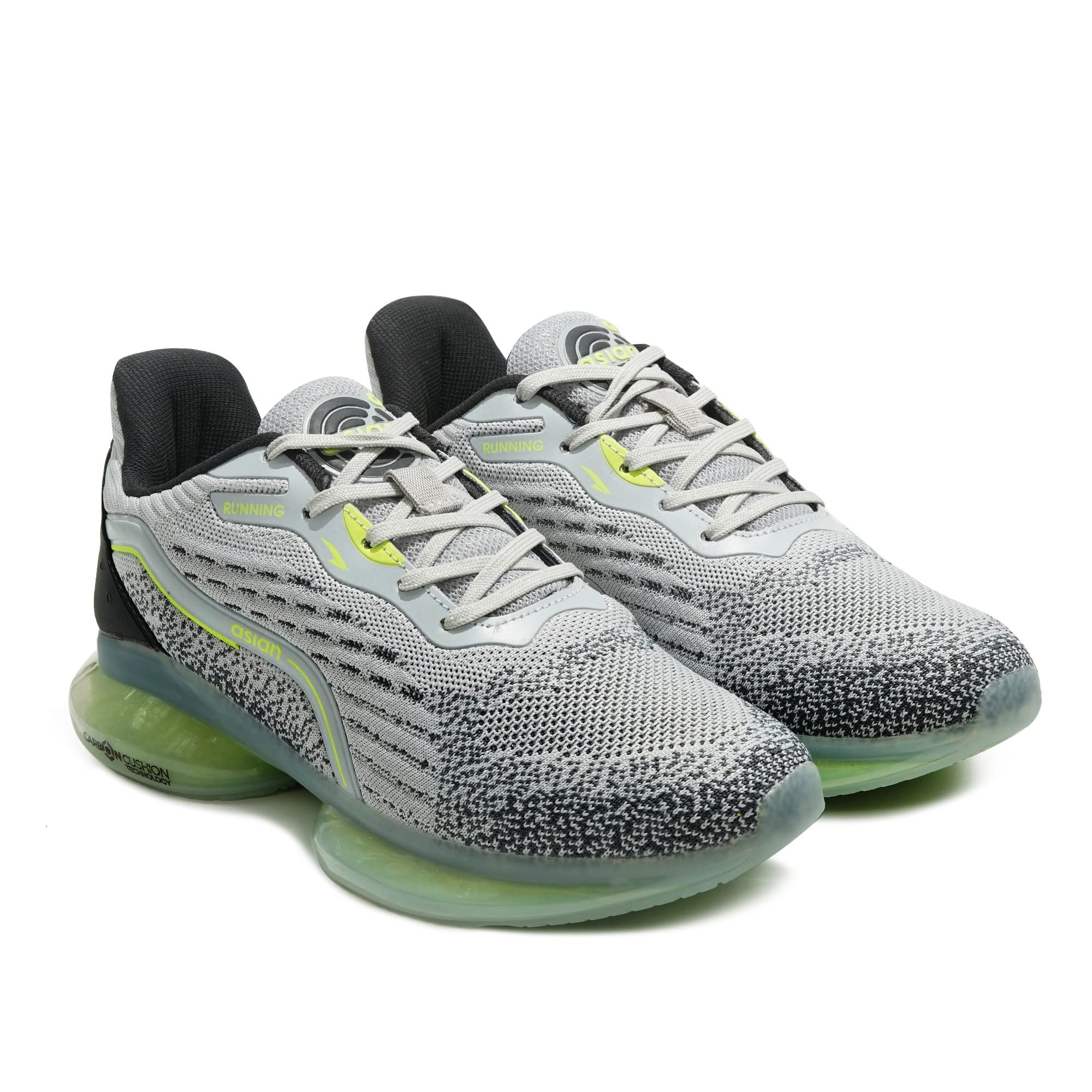 ASIAN Mens Carbon-01 Sports Running,Walking & Gym Shoes Mens & Boys Grey (B0D9VQV3TZ) Amazon Price History, Amazon Price Tracker