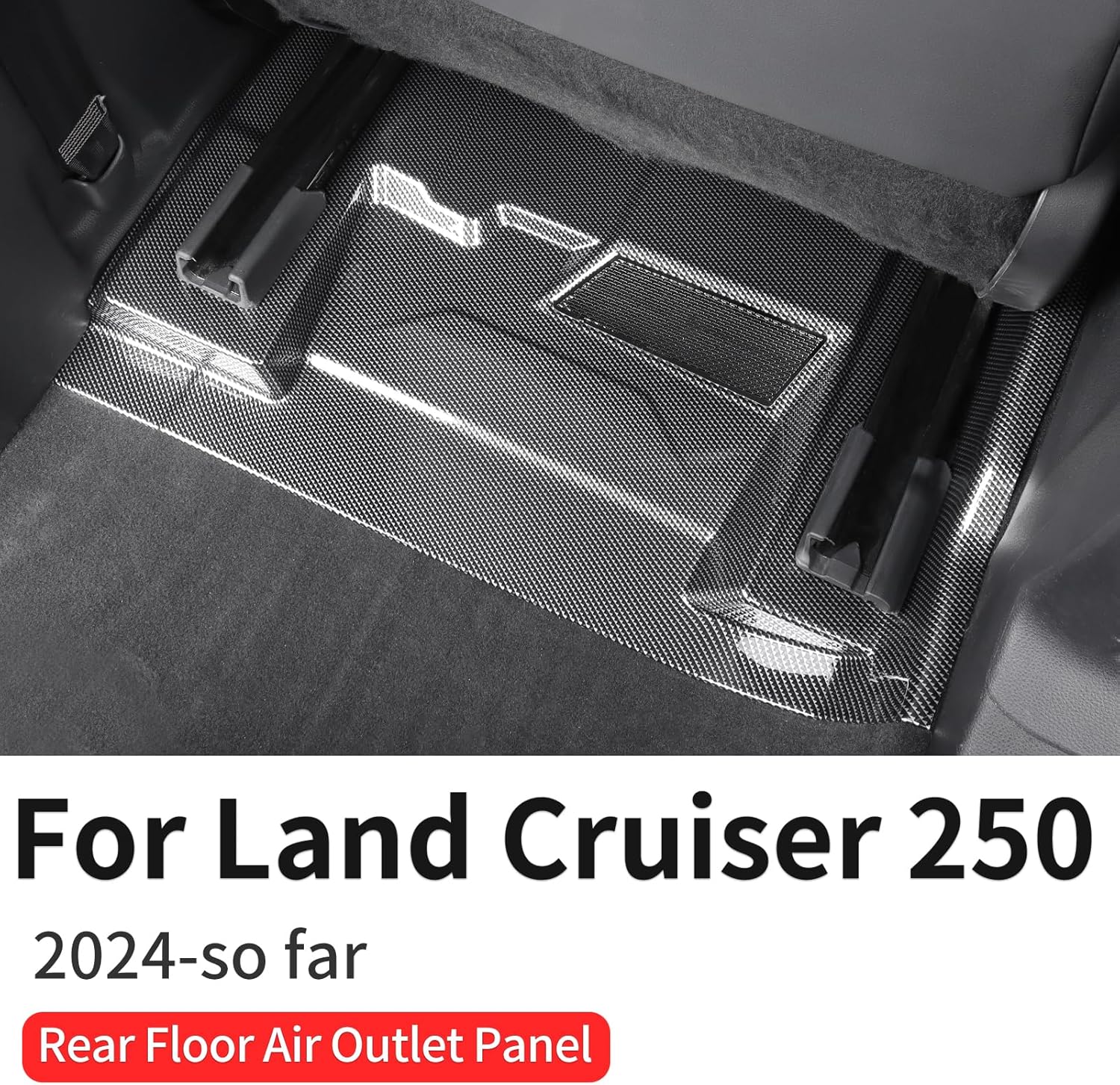 Rear Air Outlet Protective Panel for 2024 2025 2026 Toyota Land Cruiser 250 1958 Prado Lc250 J250 Second Row Anti-Pedal Internal Modification Accessories (Second Row of Anti-Pedal)