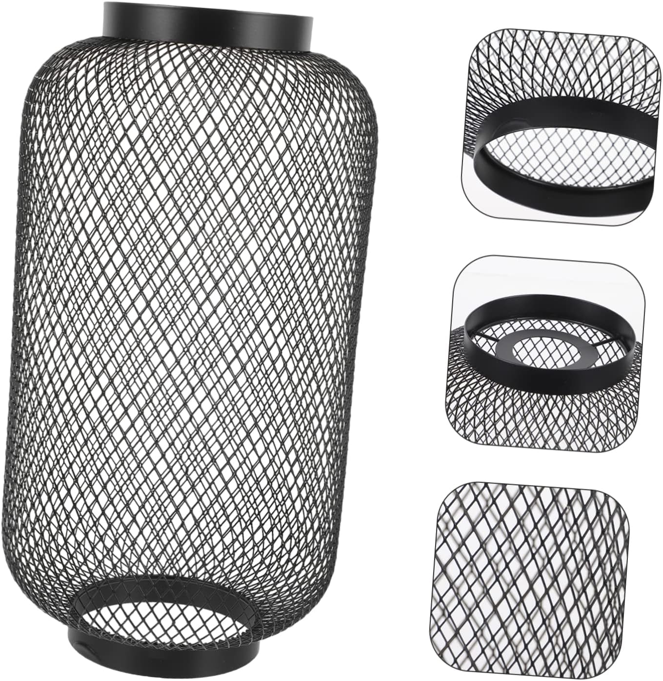 Gadpiparty Hollow Chandelier Lampshade Mesh Lamp Cover for Living Ceiling Lights Cover Vintage Look