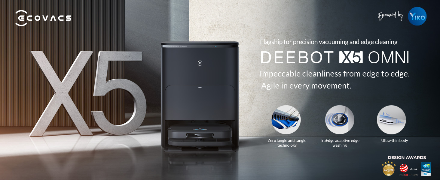 ECOVACS Deebot X5 PRO Omni NextGEN Robot Vacuum Cleaner with Mop