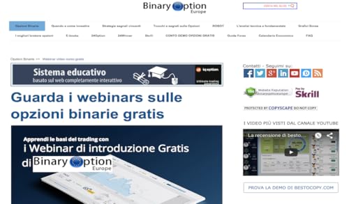 Signals and tips for binary options