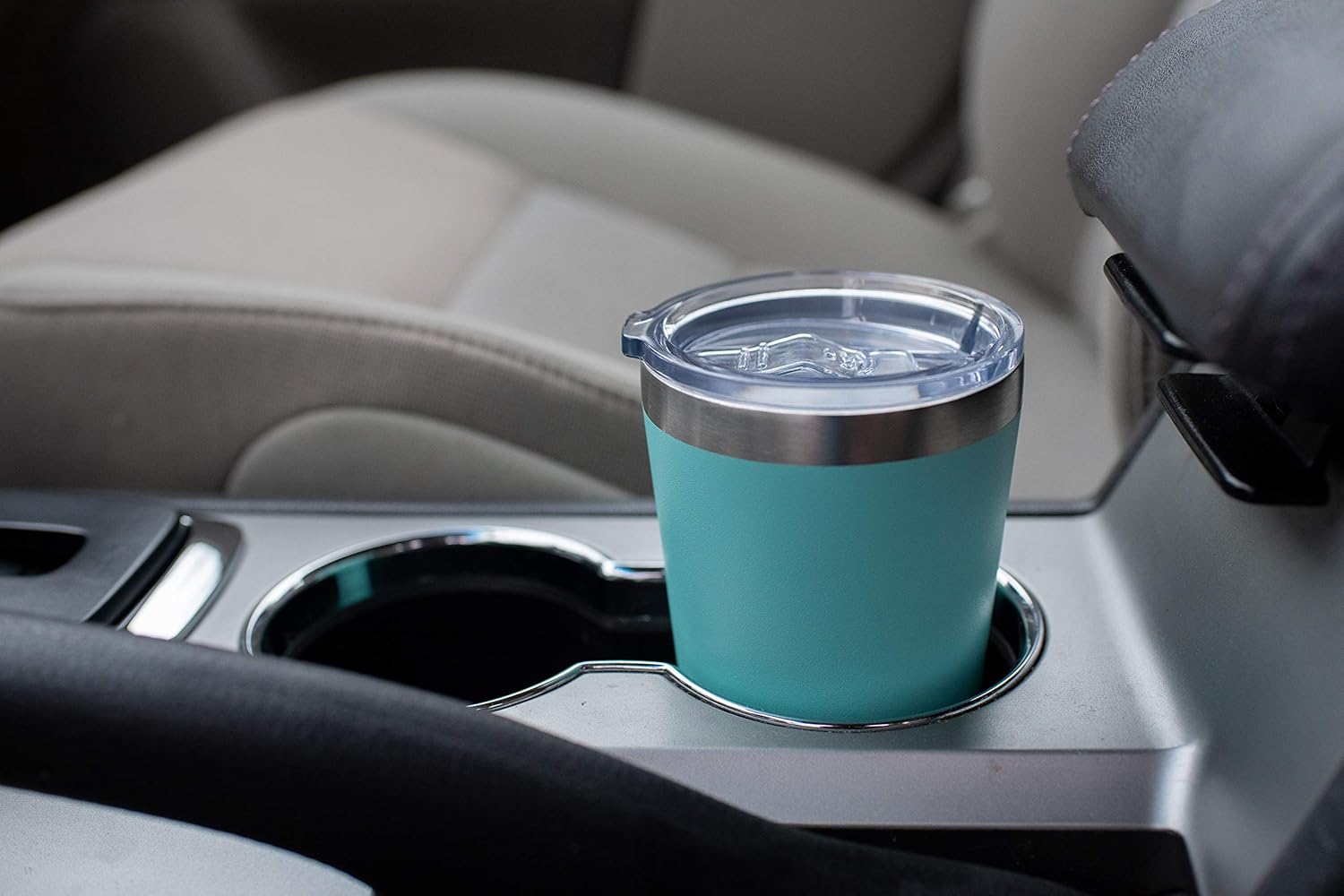 Earth Ethical Coffee Travel Mug for Women - Double Walled Insulated Coffee Mugs Made for and by Women - Stainless Steel, Easy Grip Travel Cup for Coffee or Iced Drinks - 20 oz (Teal) - Image 2