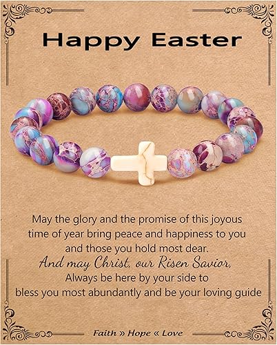 Stocking Stuffers for Teens, Christmas Gifts for Mom from Daughter Beaded Bracelets for Women Teen Girl Gifts Adjustable Charm Link Bead Birthday Graduation Gift for Her Girlfriend Sister