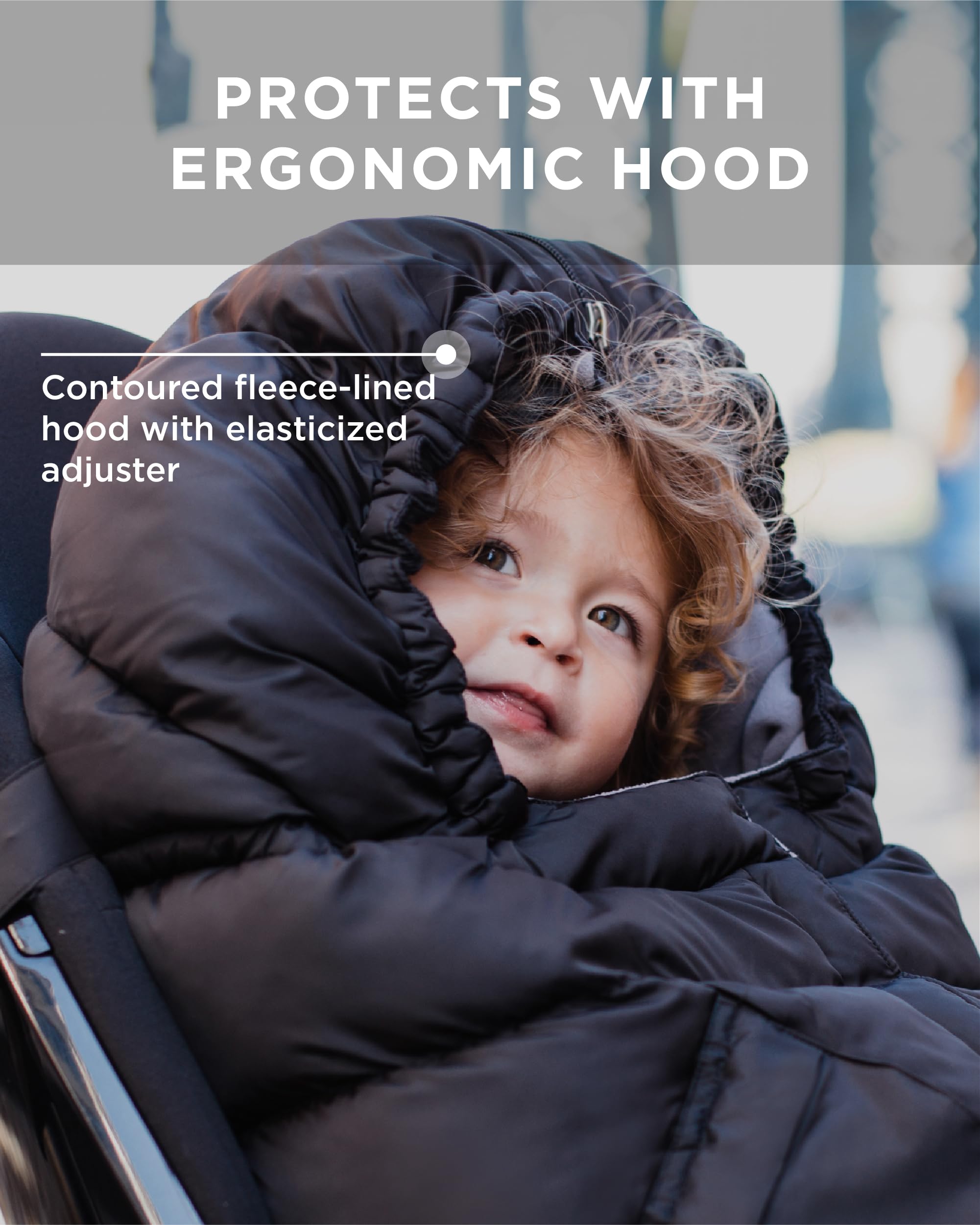 Saco Evolutivo Blanket 212 de 7AM para Bebés y Niños Pequeños - Ajustable, Universal y Seguro para Cochecito y Silla de Auto, Repelente al Agua, Aislamiento Térmico y Forro Polar Suave, Lavable