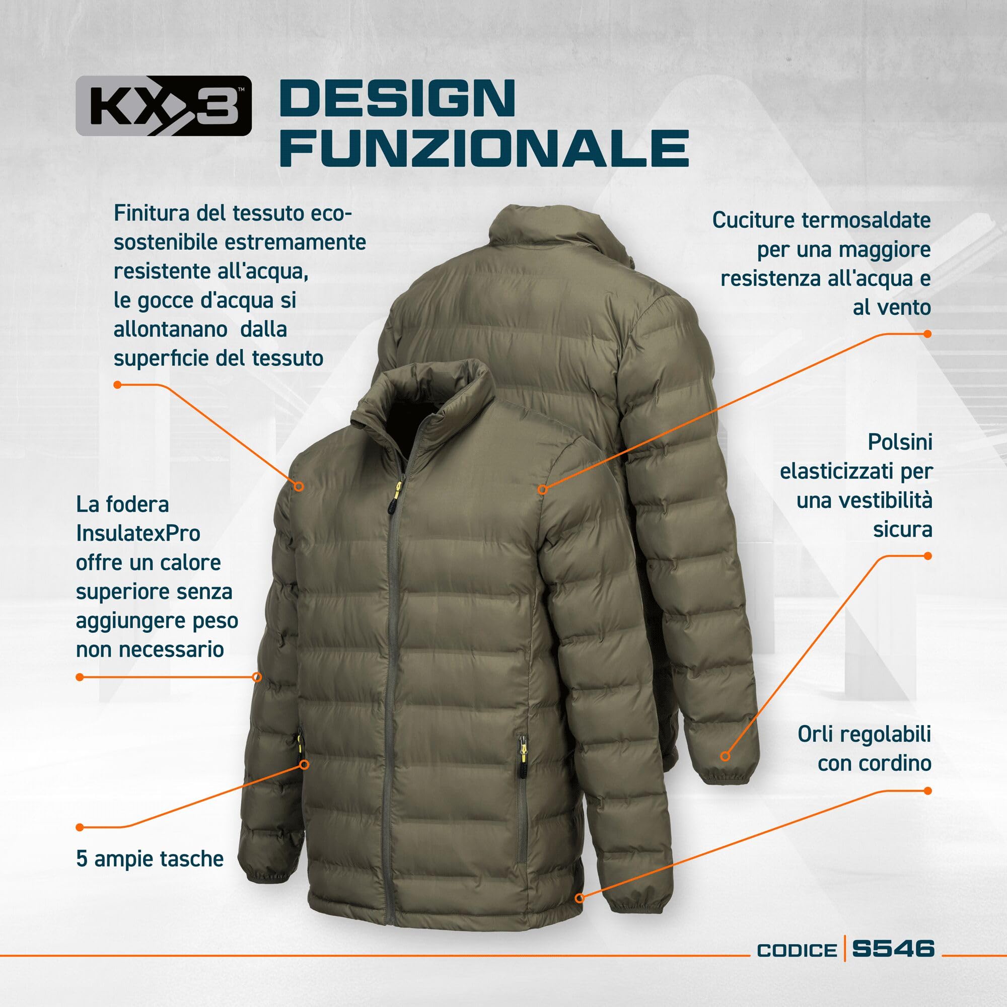 Portwest S546 Cappotto da lavoro Uomo (Pacco da 1)