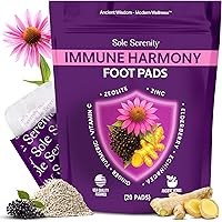 Vista 8 de Sole Serenity - Almohadillas para pies con traza minerales, zeolita, ácido húmico fúlvico, magnesio, sílice, tierra de diatomeas, sal marina, zinc