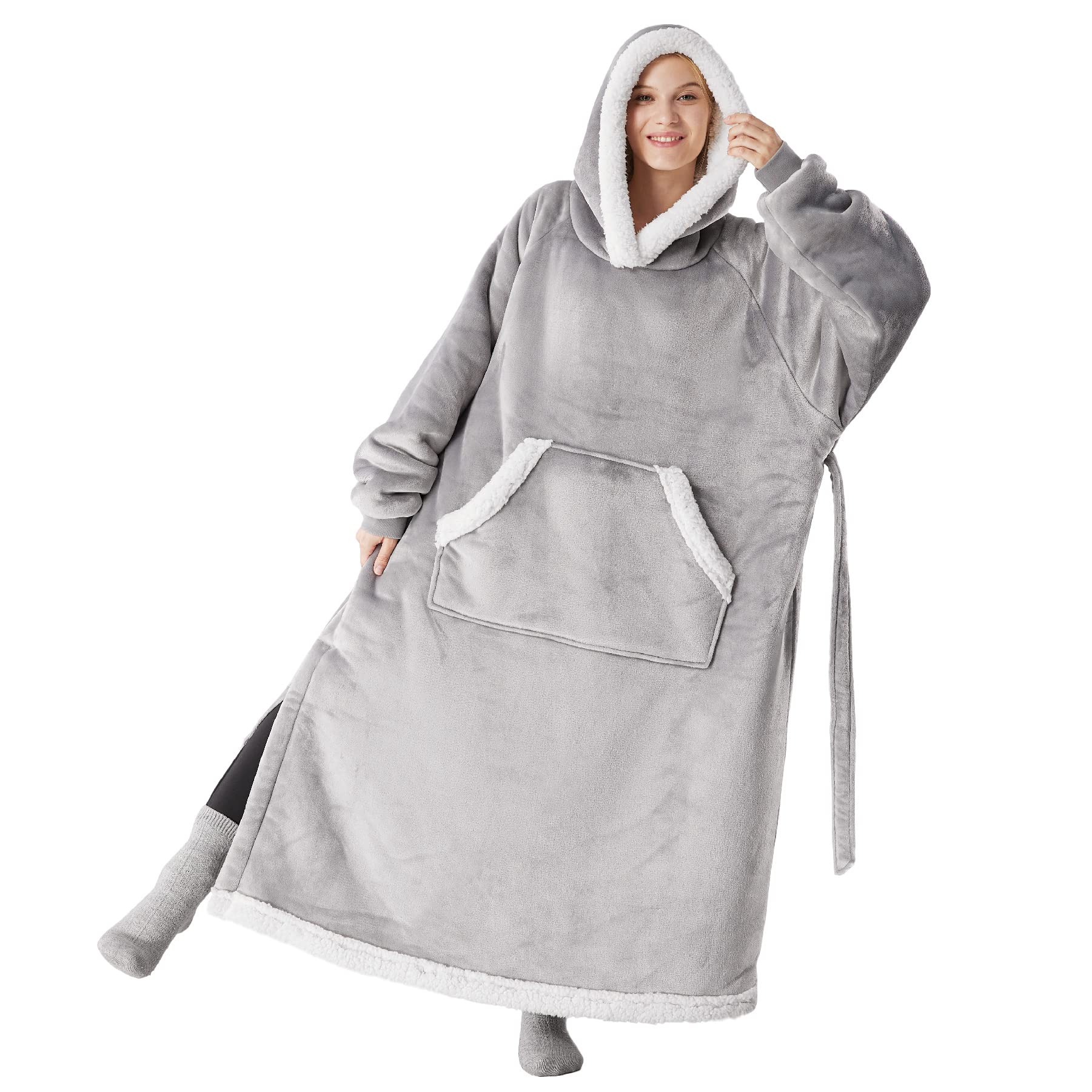Sherpa Fleece Blanket Sweatshirt 