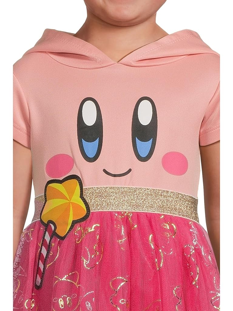 Pink BIOWORLD Kirby Hooded Cosplay Dress (Little Kid/Big Kid)