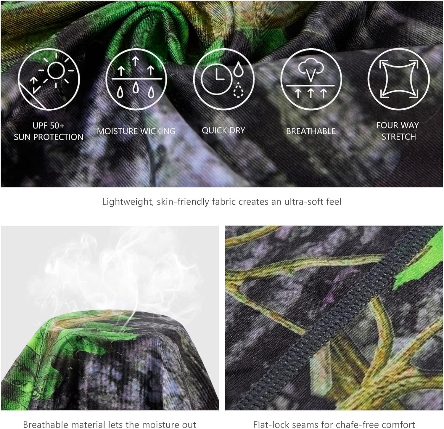 BASSDASH UPF 50+ UV Sun Protection Neck Gaiter Fishing Mask Hunting Kayaking Hiking Cycling Ski Sports - Image 3