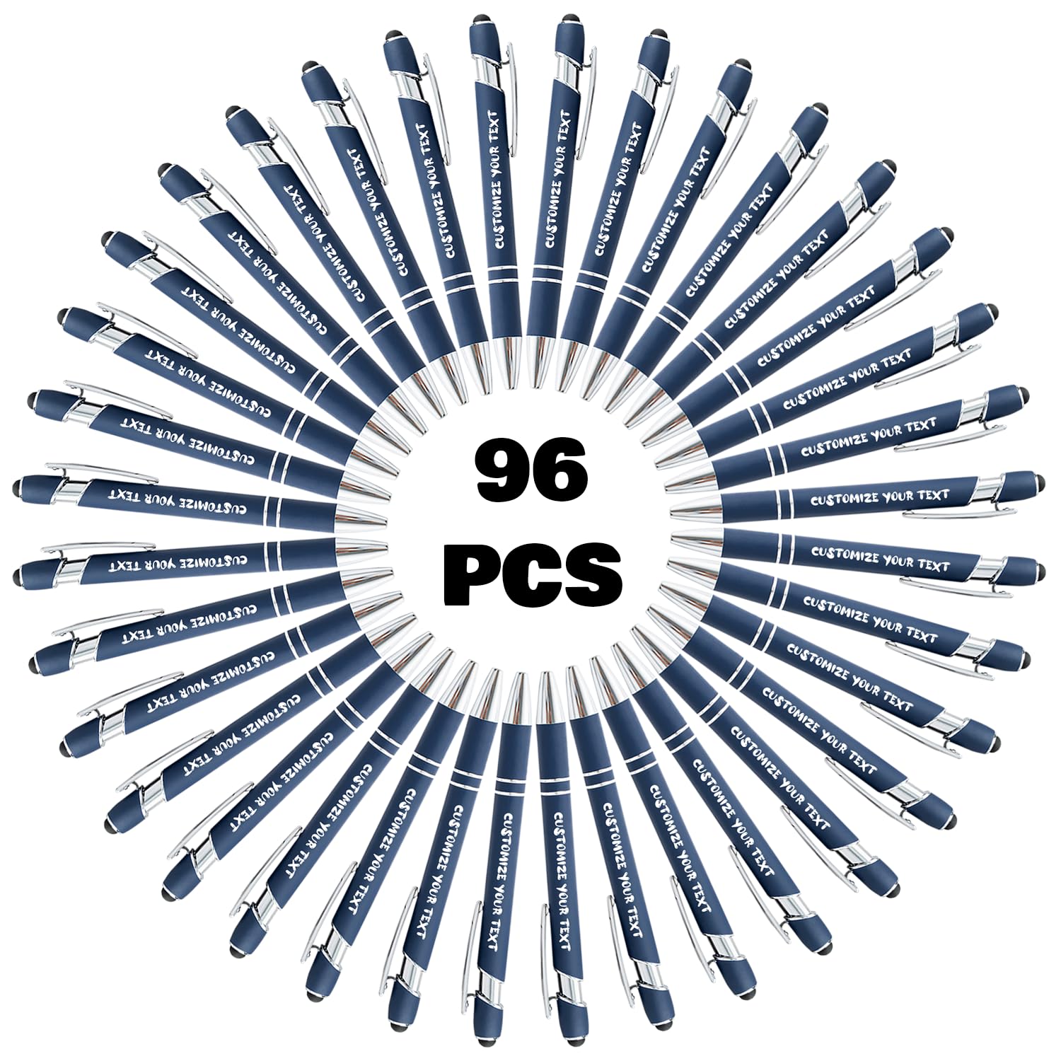 AIFLM Personalized Pens with Name in Bulk Up to 500 Pcs Engraving Ballpoint Pens Set with Your Name Text for Business,Graduation,Wedding,Birthday,Christmas