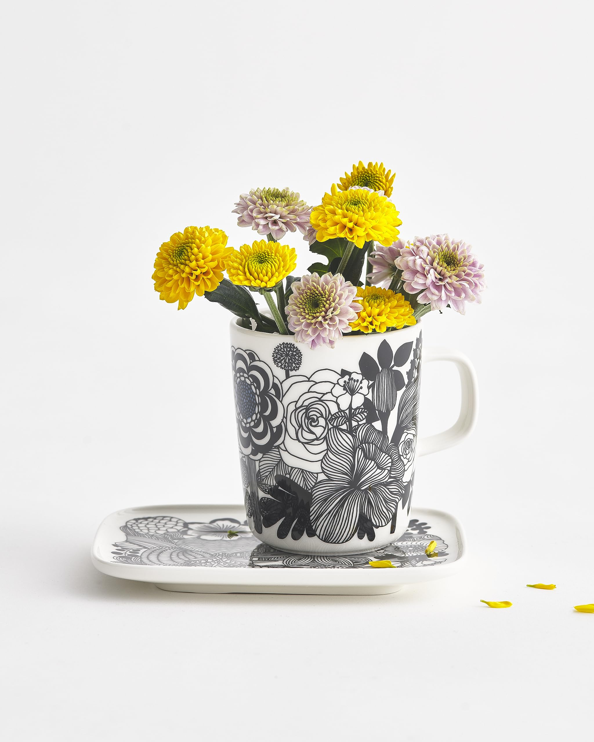marimekko Kupoli柄　38 美品✨ Marimekko-Unikko-Mug-white-