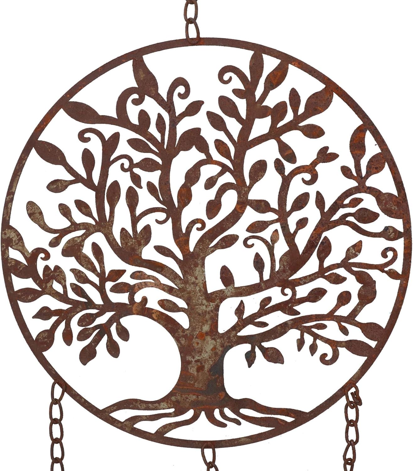 Tree of Life Wind Chime Bell Hanging Garden Yard Decor Metal Ornament House