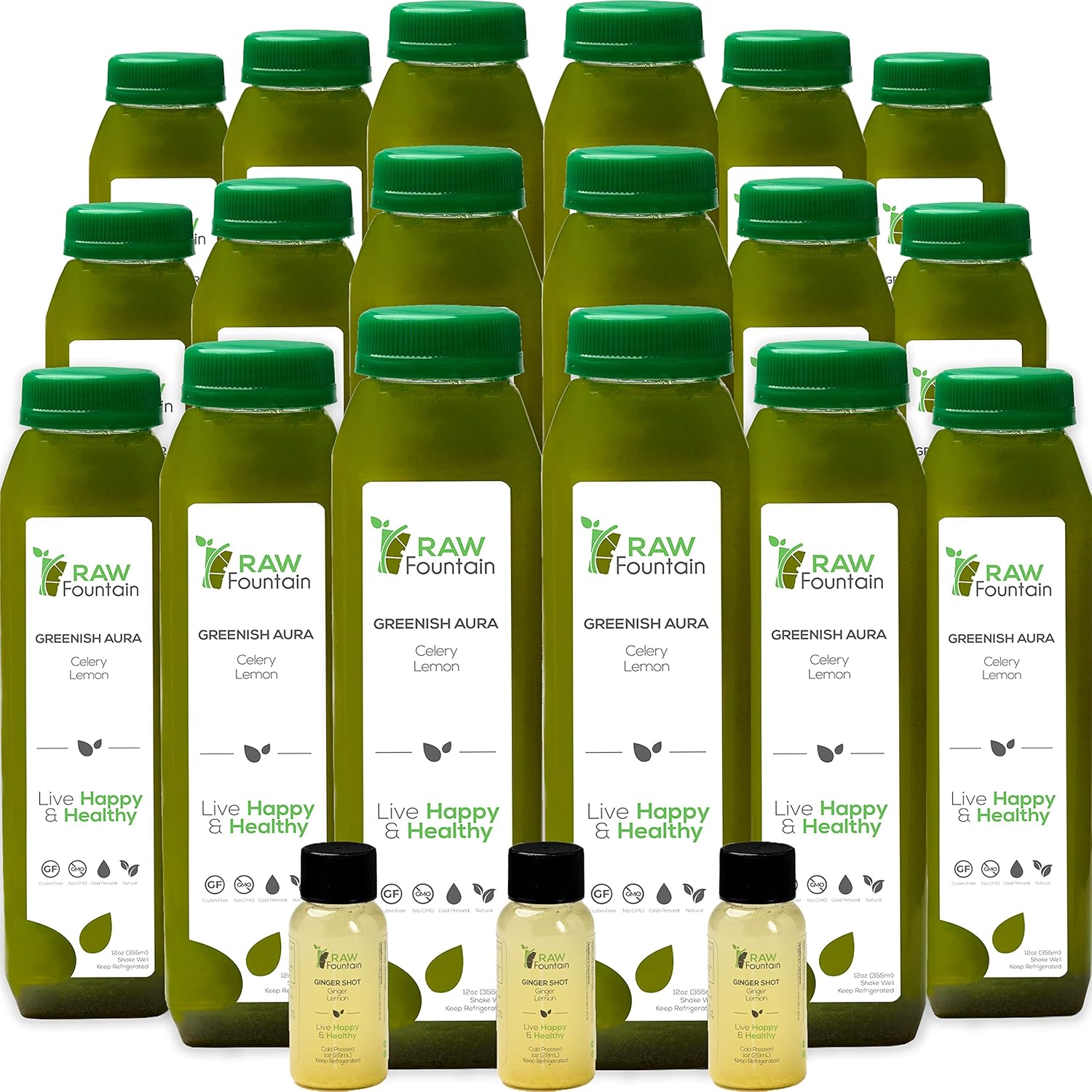 Celery Juice Cleanse by Raw Fountain, All Natural Raw